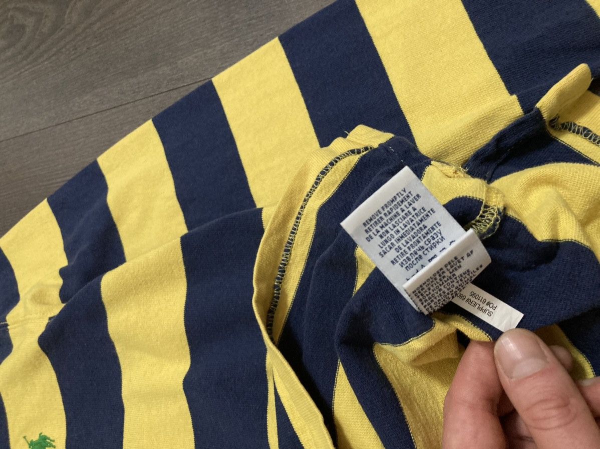 Polo Ralph Lauren × Ralph Lauren × Vintage RALPH LAUREN Striped Rugby Polo Shirt Size US S / EU 44-46 / 1 - 7 Thumbnail
