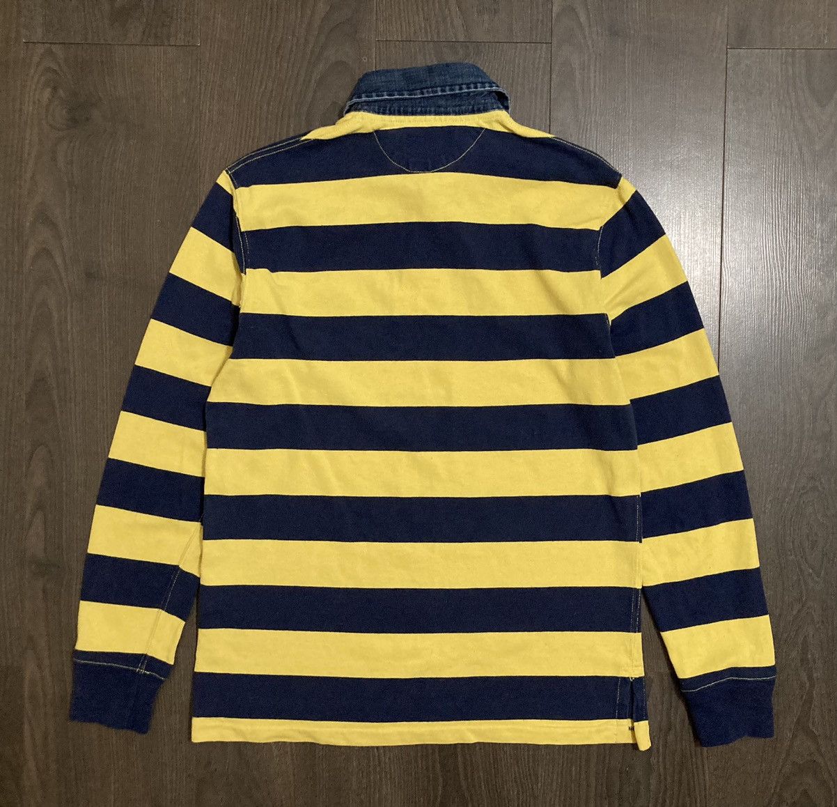 Polo Ralph Lauren × Ralph Lauren × Vintage RALPH LAUREN Striped Rugby Polo Shirt Size US S / EU 44-46 / 1 - 2 Thumbnail