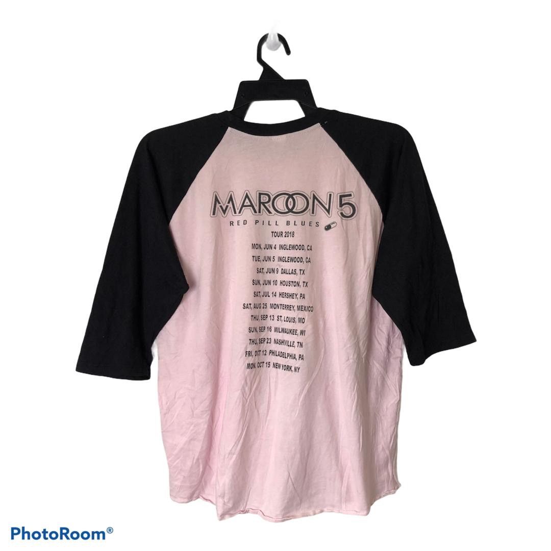 Band Tees Maroon 5 Red Pill Blues Tour 2018 Size US M / EU 48-50 / 2 - 2 Thumbnail
