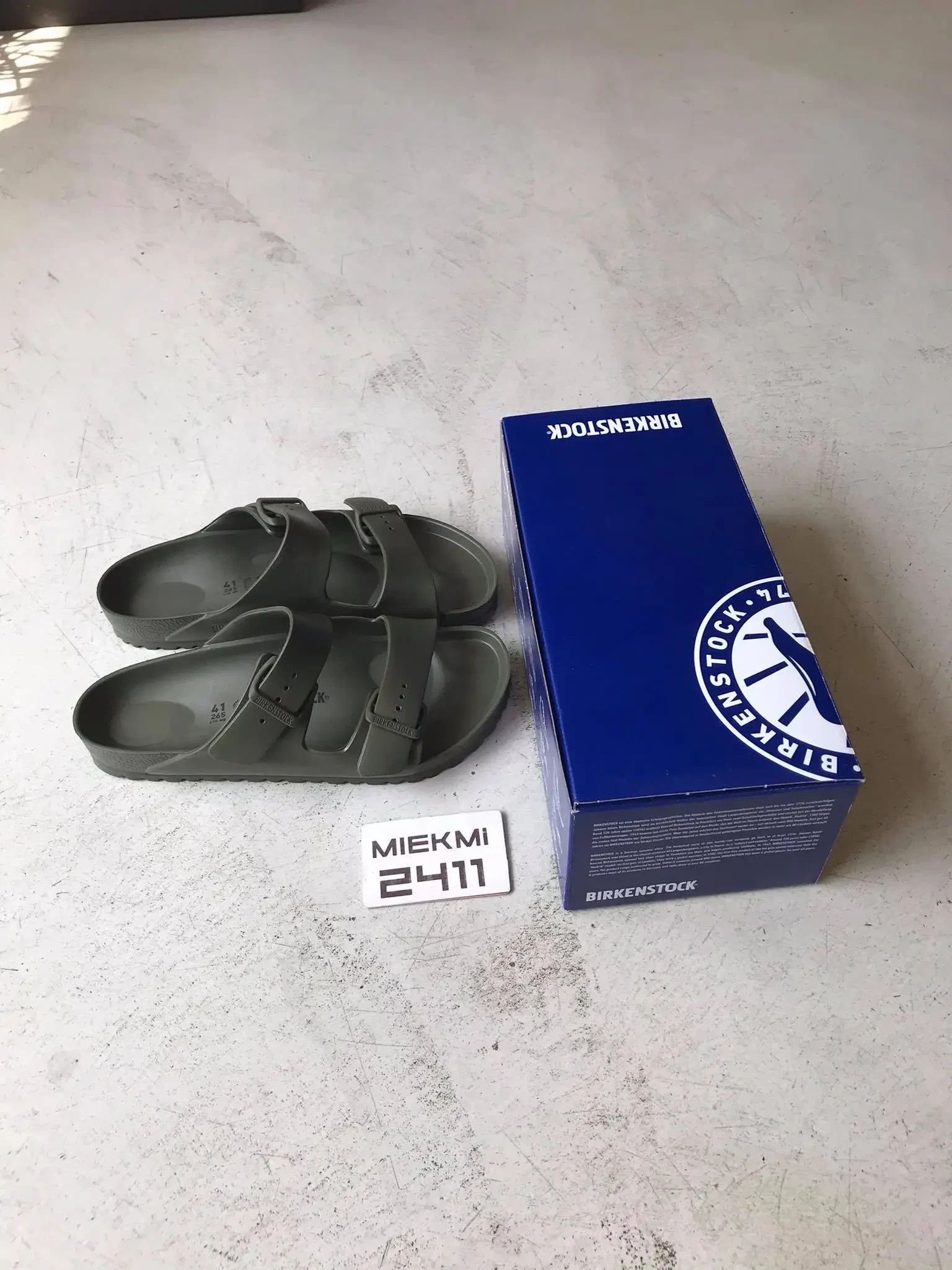 Birkenstock Birkenstock Arizona EVA Khaki 1019094 US 12 Size US 12 / EU 45 - 3 Thumbnail