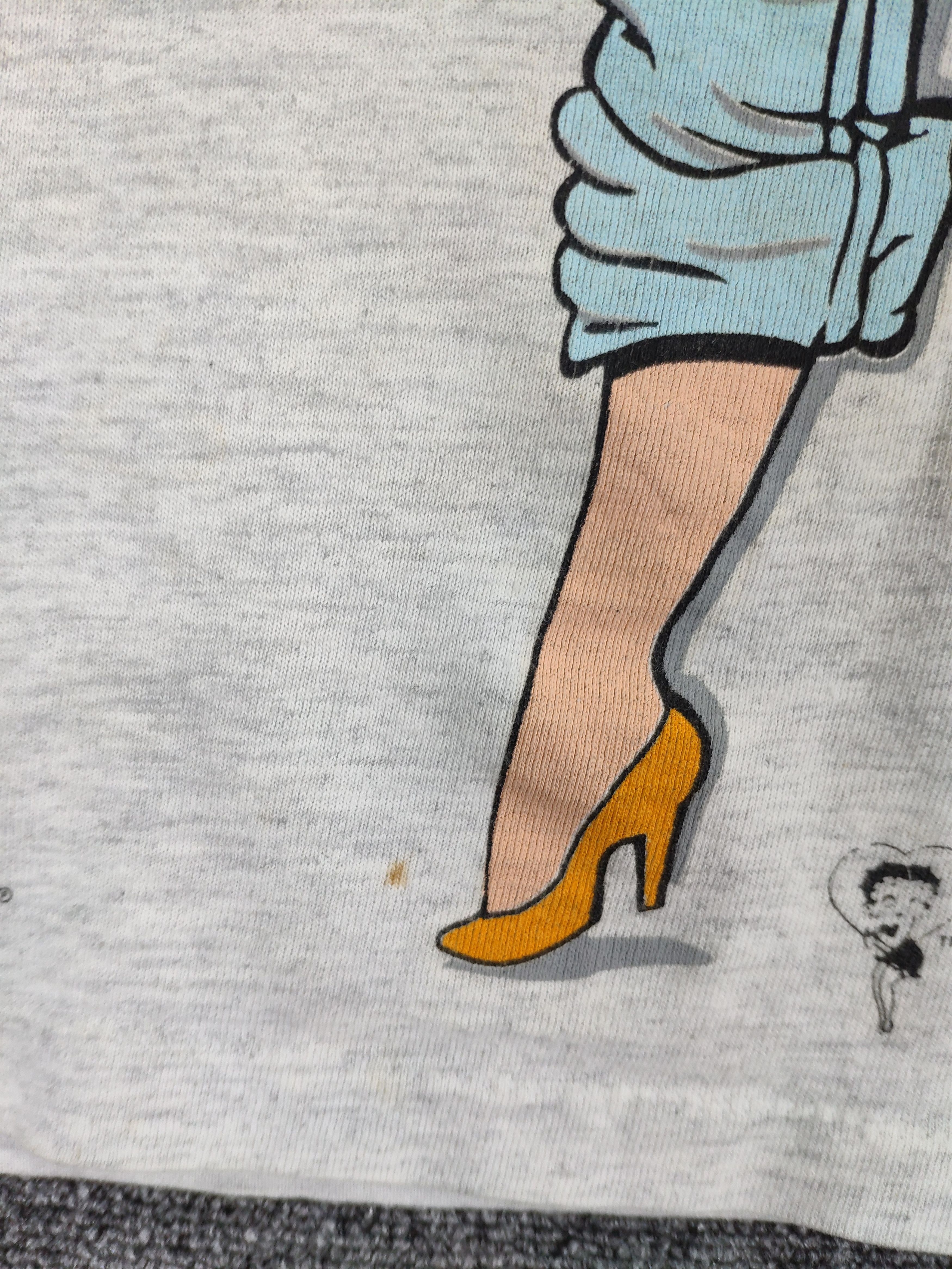 Vintage VERY RARE 🔥 Vintage Betty Boop Shirt x MLB Single Stich Size US M / EU 48-50 / 2 - 9 Thumbnail