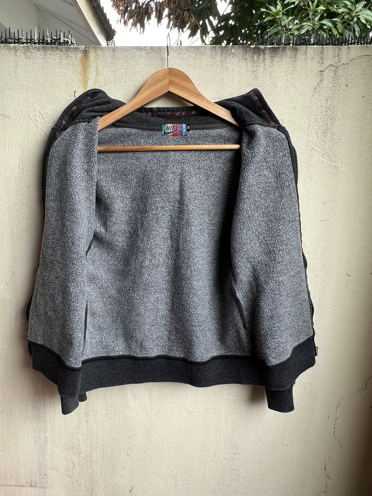 Nike × Vintage Vintage nike zippup Hoodie Sweatshirt Size M / US 6-8 / IT 42-44 - 4 Thumbnail