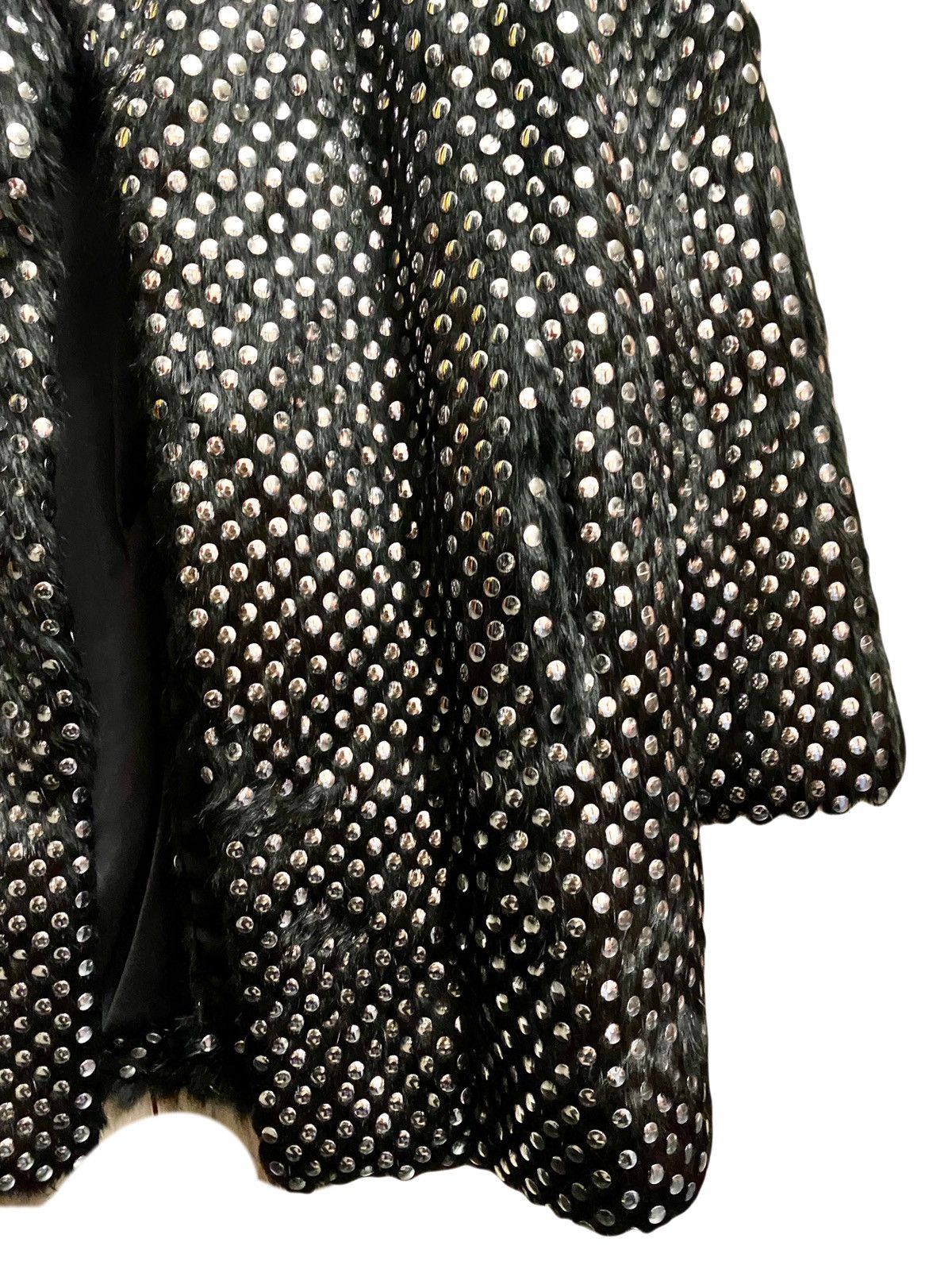 Celine Celine by Slimane runway fur studded coat ss 2019 Size S / US 4 / IT 40 - 10 Thumbnail
