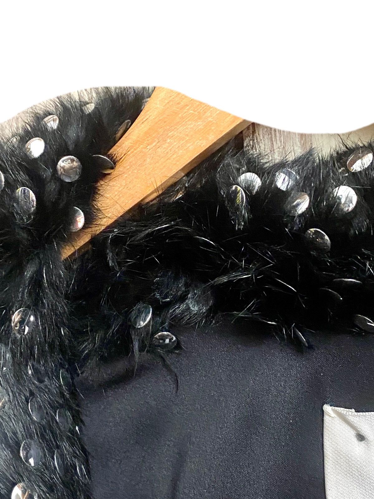 Celine Celine by Slimane runway fur studded coat ss 2019 Size S / US 4 / IT 40 - 14 Thumbnail