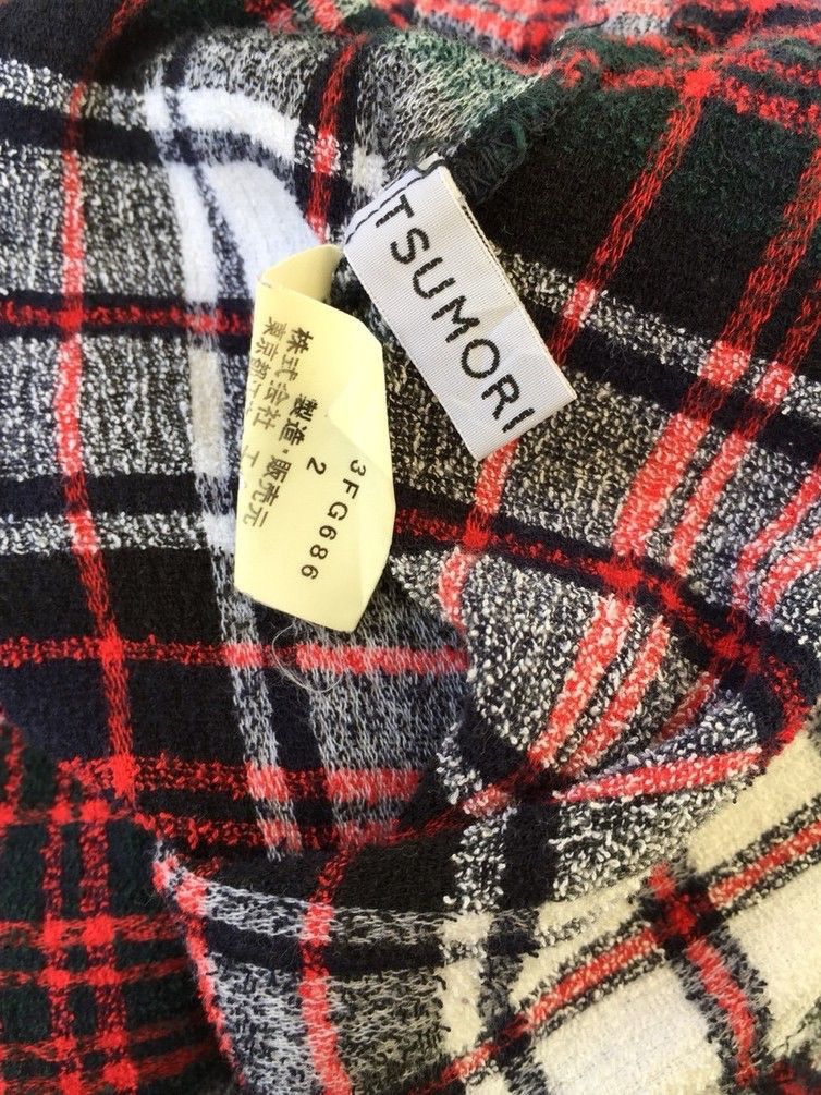 Issey Miyake 💥Final💥Tsumori Chisato Issey Miyake Red Tartan Skirt Size 30" / US 8 / IT 44 - 6 Thumbnail
