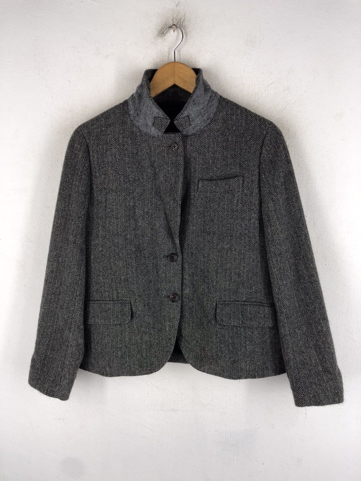 Margaret Howell 🔥MARGARET HOWELL HARRINGBONE TWILL JACKET FOR LADIES Size ONE SIZE - 11 Thumbnail