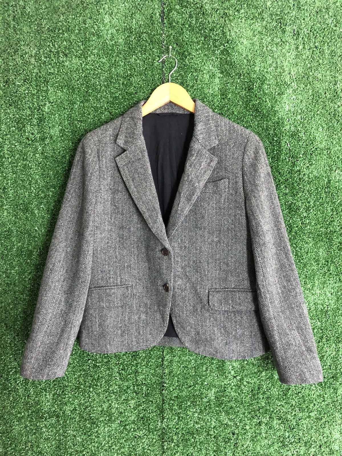 Margaret Howell 🔥MARGARET HOWELL HARRINGBONE TWILL JACKET FOR LADIES Size ONE SIZE - 2 Thumbnail