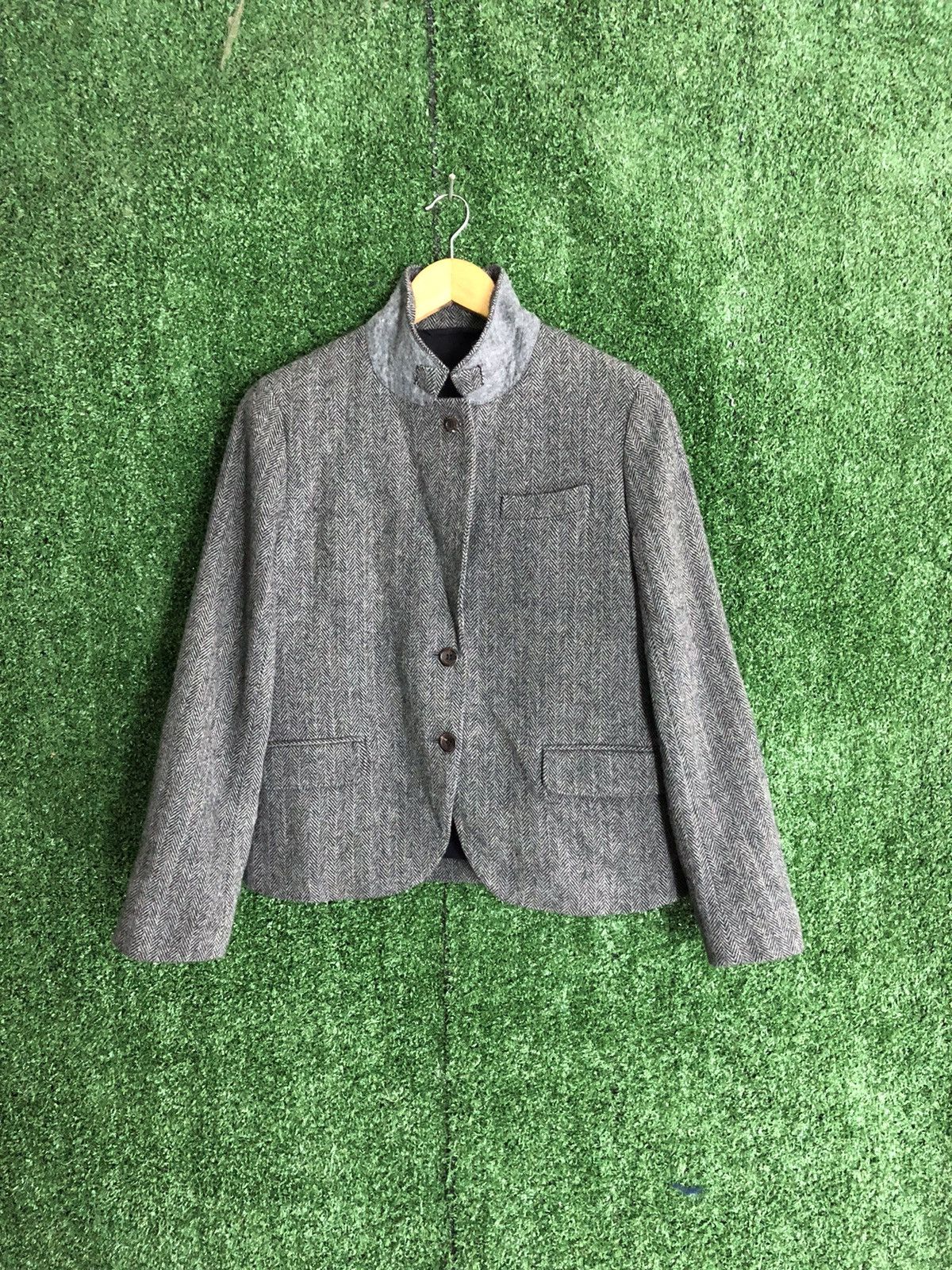 Margaret Howell 🔥MARGARET HOWELL HARRINGBONE TWILL JACKET FOR LADIES Size ONE SIZE - 6 Thumbnail