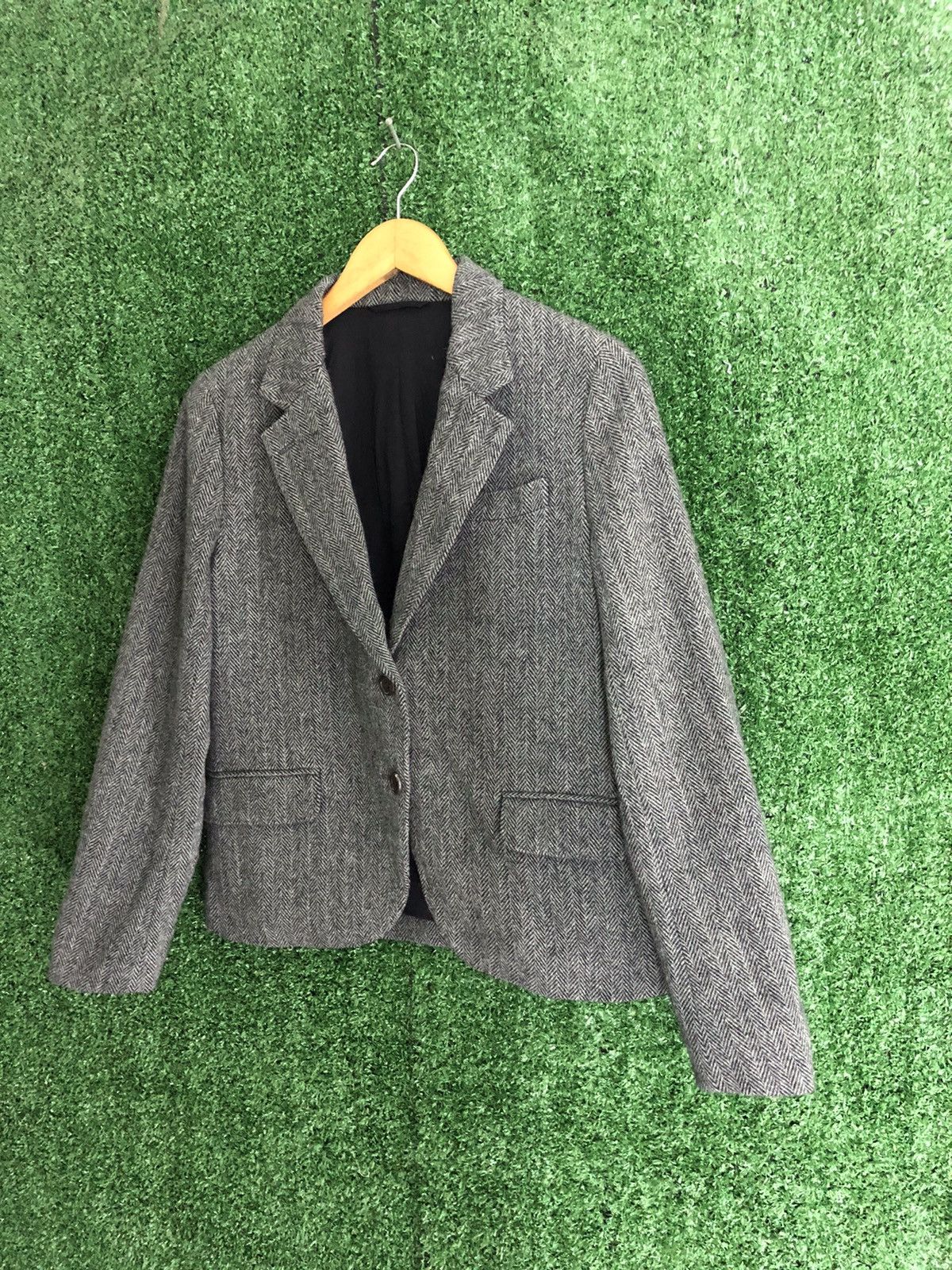 Margaret Howell 🔥MARGARET HOWELL HARRINGBONE TWILL JACKET FOR LADIES Size ONE SIZE - 4 Thumbnail