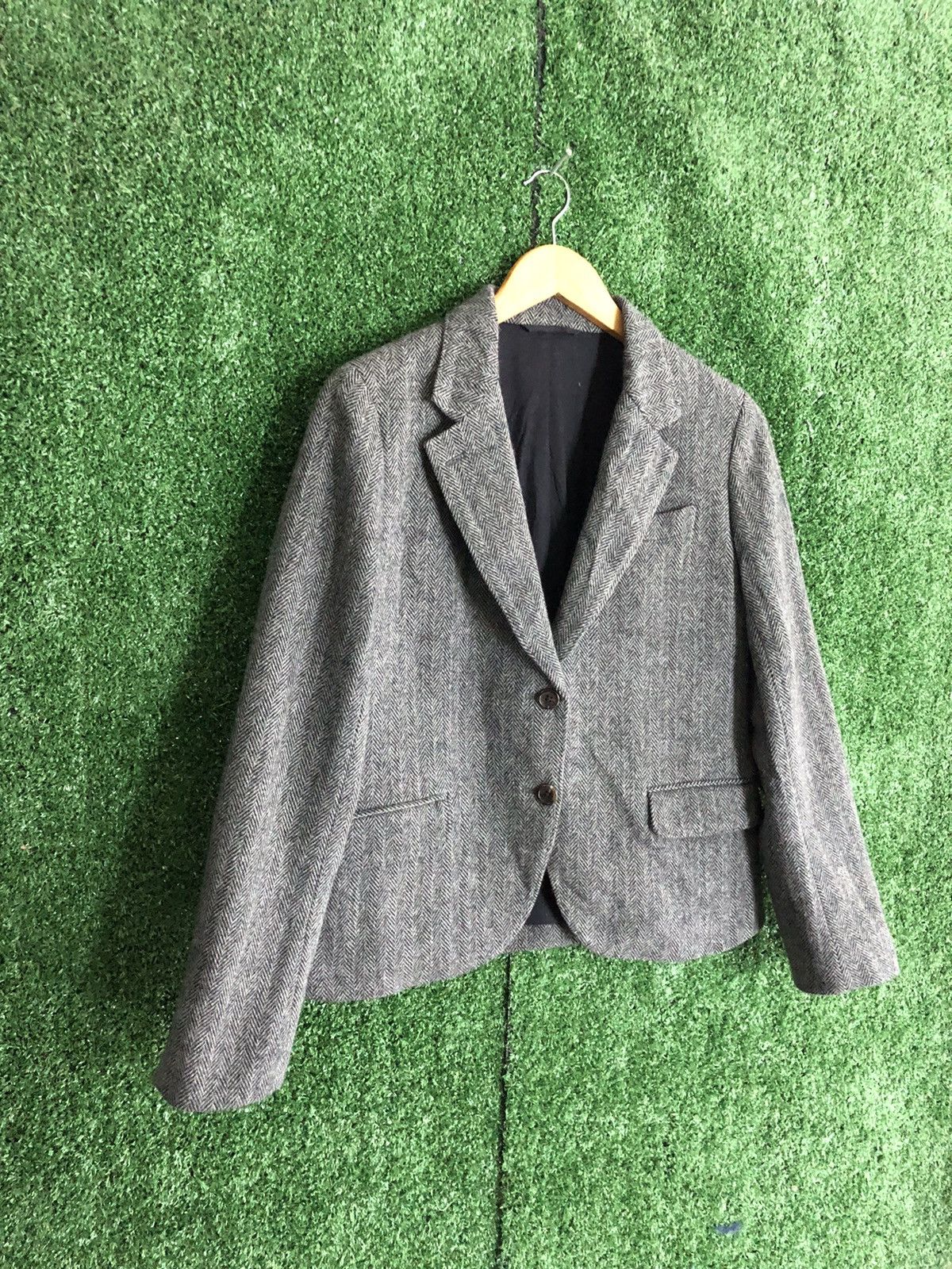 Margaret Howell 🔥MARGARET HOWELL HARRINGBONE TWILL JACKET FOR LADIES Size ONE SIZE - 3 Thumbnail