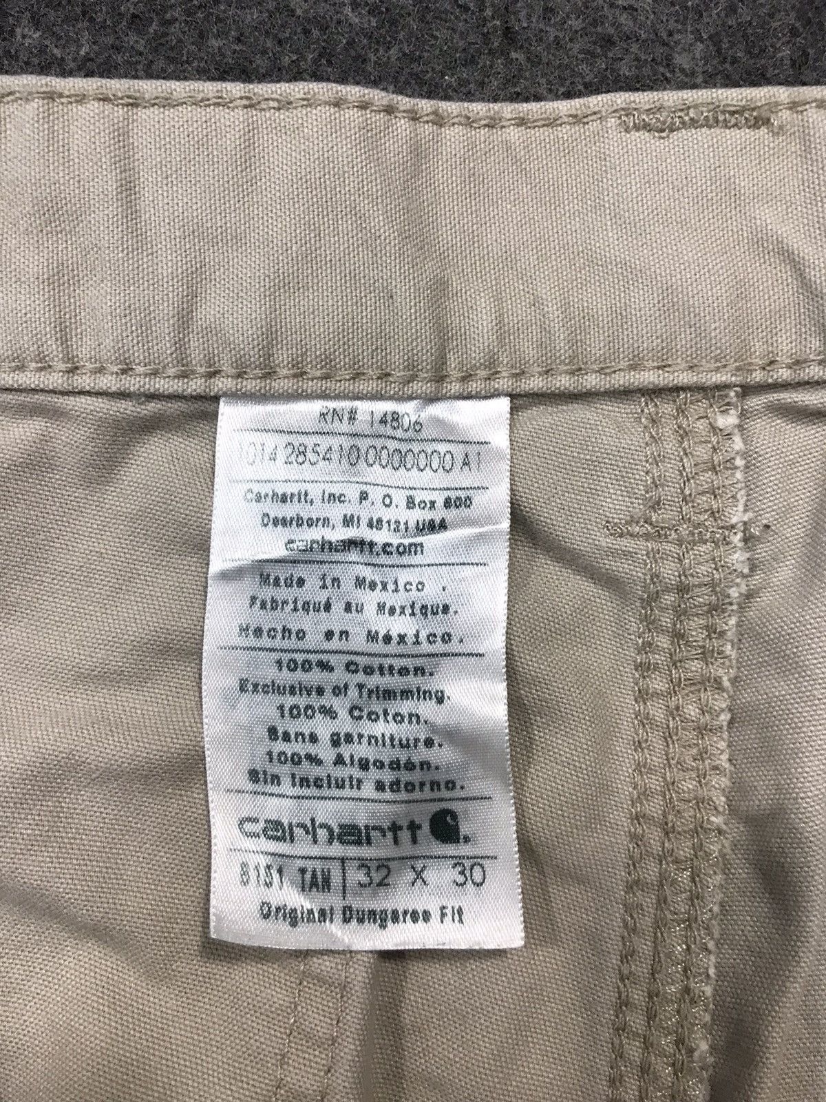 Carhartt Carhartt Dungaree Fit Pants Khakis Carpenter Cargo Size US 30 / EU 46 - 8 Thumbnail