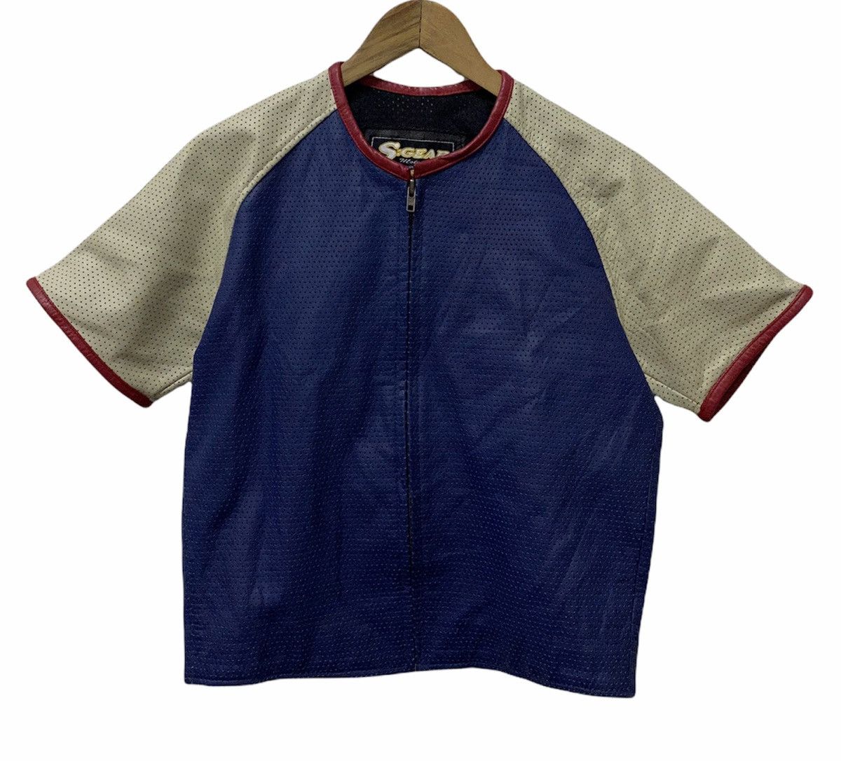 Honda × Indian Motorcycle RARE 🇯🇵 JAPAN S:GEAR MOTORCYCLE RIDER PINHOLE LEATHER JACKET Size US S / EU 44-46 / 1 - 1 Thumbnail