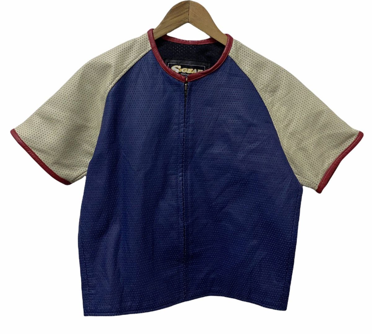 Honda × Indian Motorcycle RARE 🇯🇵 JAPAN S:GEAR MOTORCYCLE RIDER PINHOLE LEATHER JACKET Size US S / EU 44-46 / 1 - 4 Thumbnail