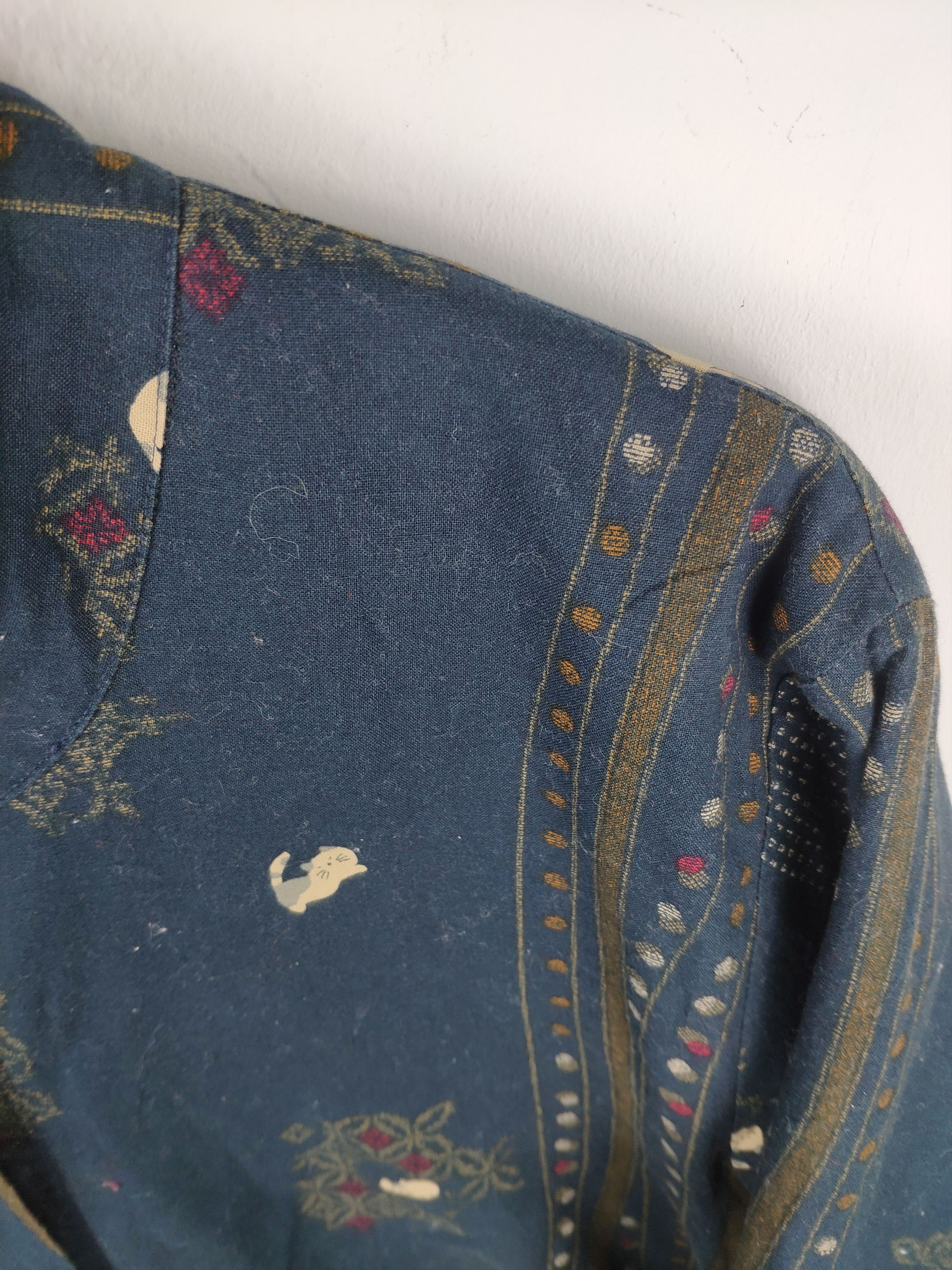 Japanese Brand × Le Grande Bleu (L.G.B.) × Vintage Steal 💥 Vintage Japanese Cardigan Jacket Fullprint Size US M / EU 48-50 / 2 - 3 Thumbnail