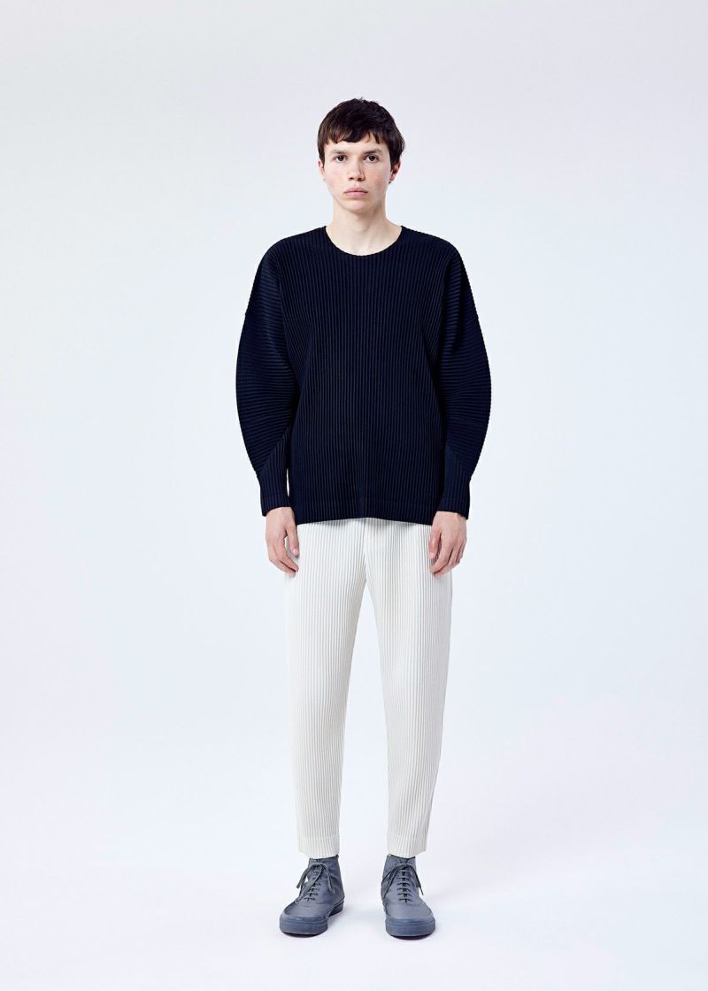 Issey Miyake ISSEY MIYAKE HOMME PLISSÉ 2022 SS Tapered Pants Size US 32 / EU 48 - 2 Thumbnail