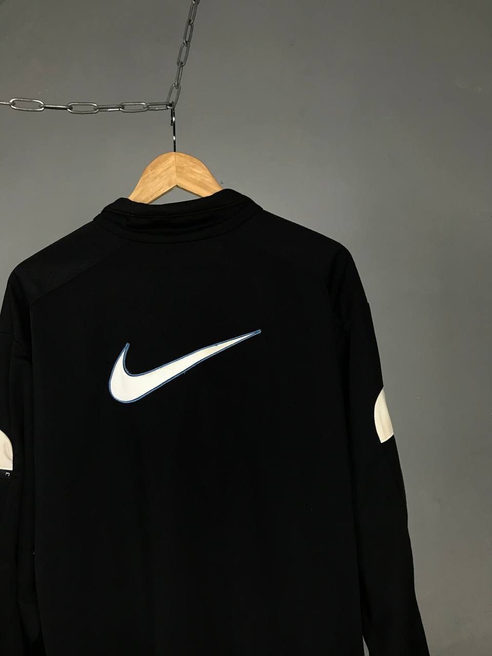 Nike Nike big swoosh streetwear vintage zip sweatshirt olimp Size US M / EU 48-50 / 2 - 8 Thumbnail