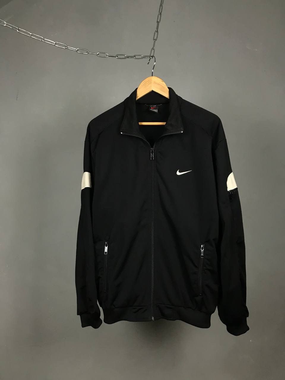 Nike Nike big swoosh streetwear vintage zip sweatshirt olimp Size US M / EU 48-50 / 2 - 1 Thumbnail