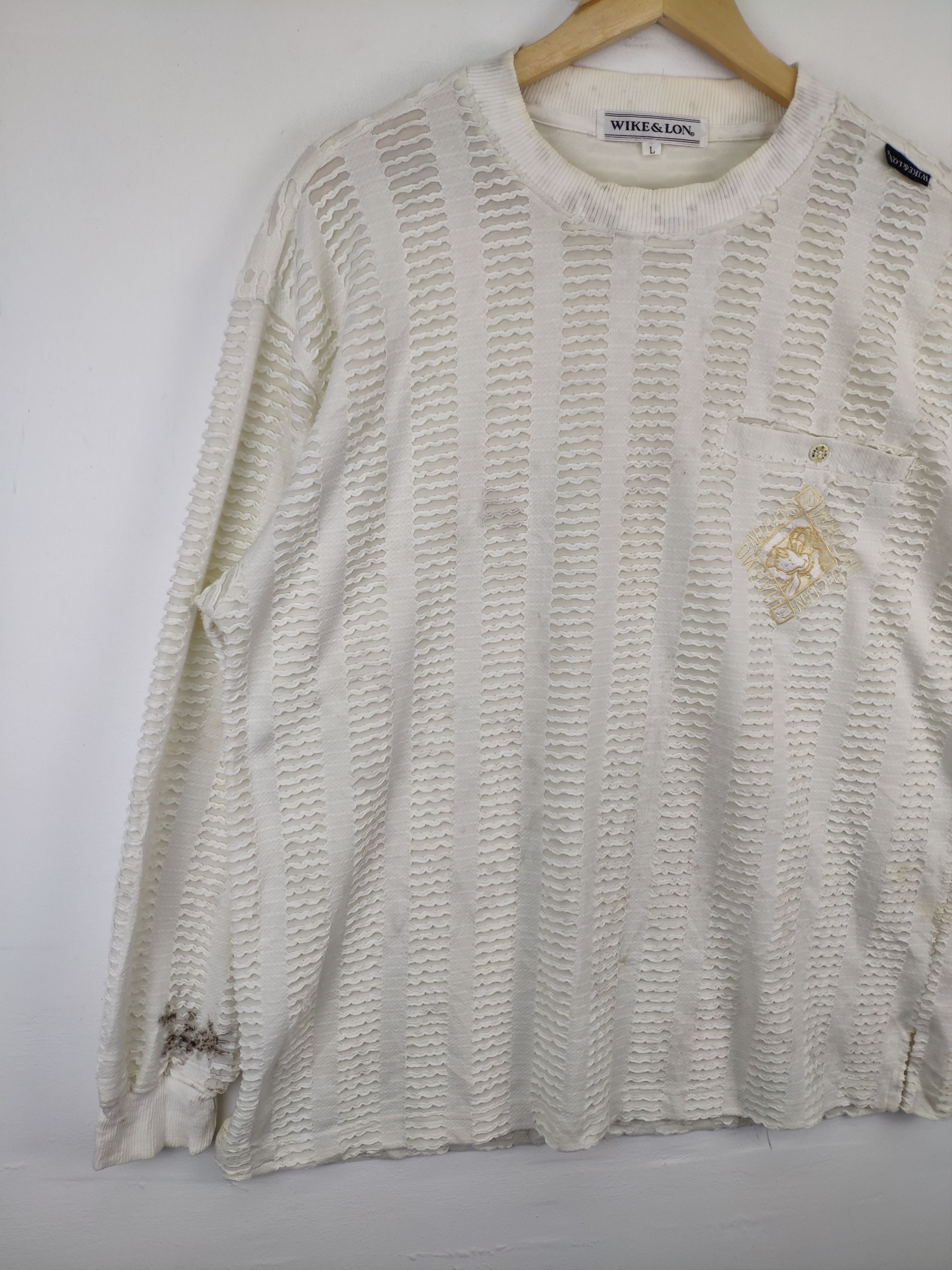 Japanese Brand × Vintage Vintage Sweater Issey Miyake Style Size L / US 10 / IT 46 - 7 Thumbnail