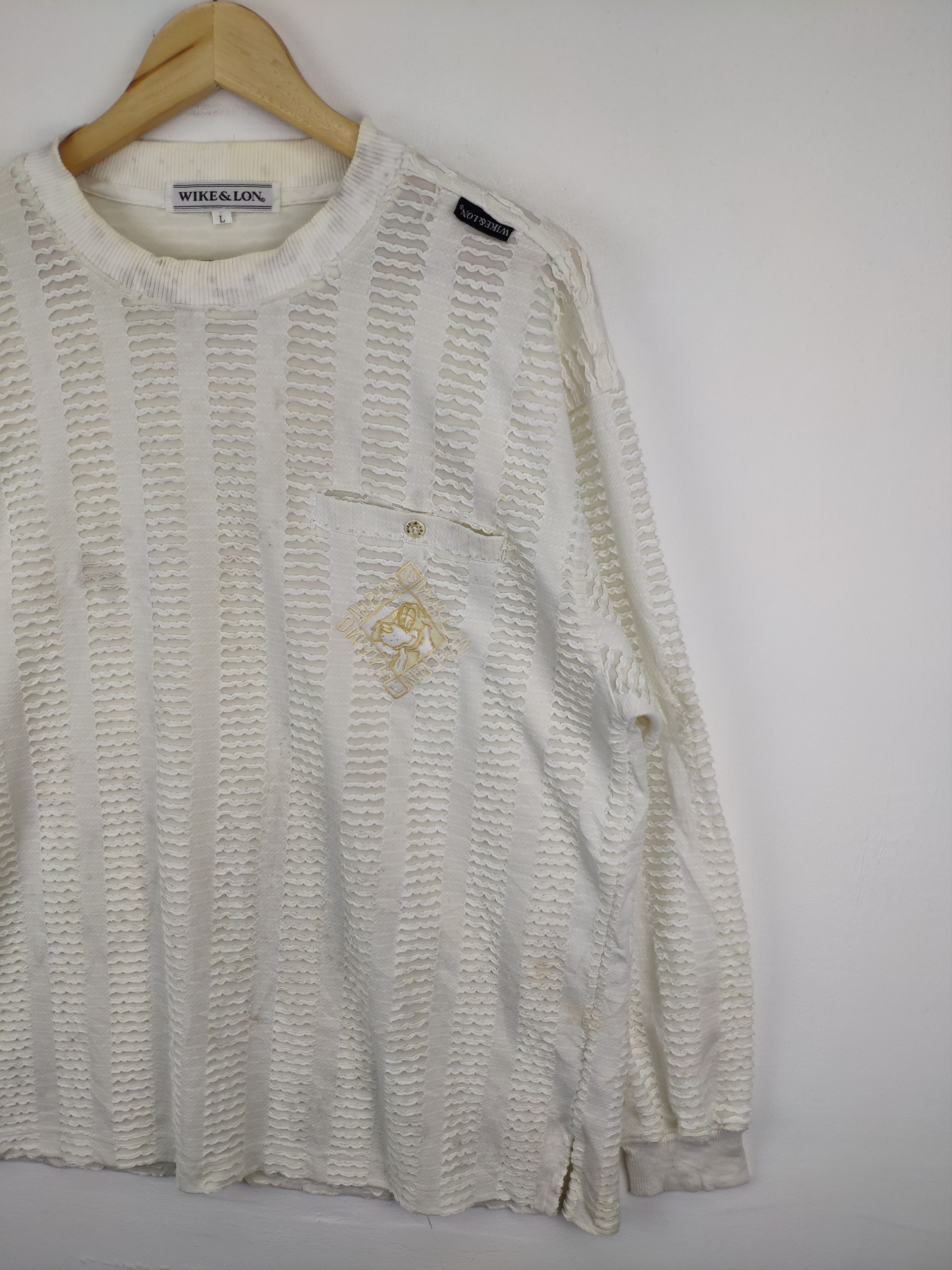 Japanese Brand × Vintage Vintage Sweater Issey Miyake Style Size L / US 10 / IT 46 - 6 Thumbnail