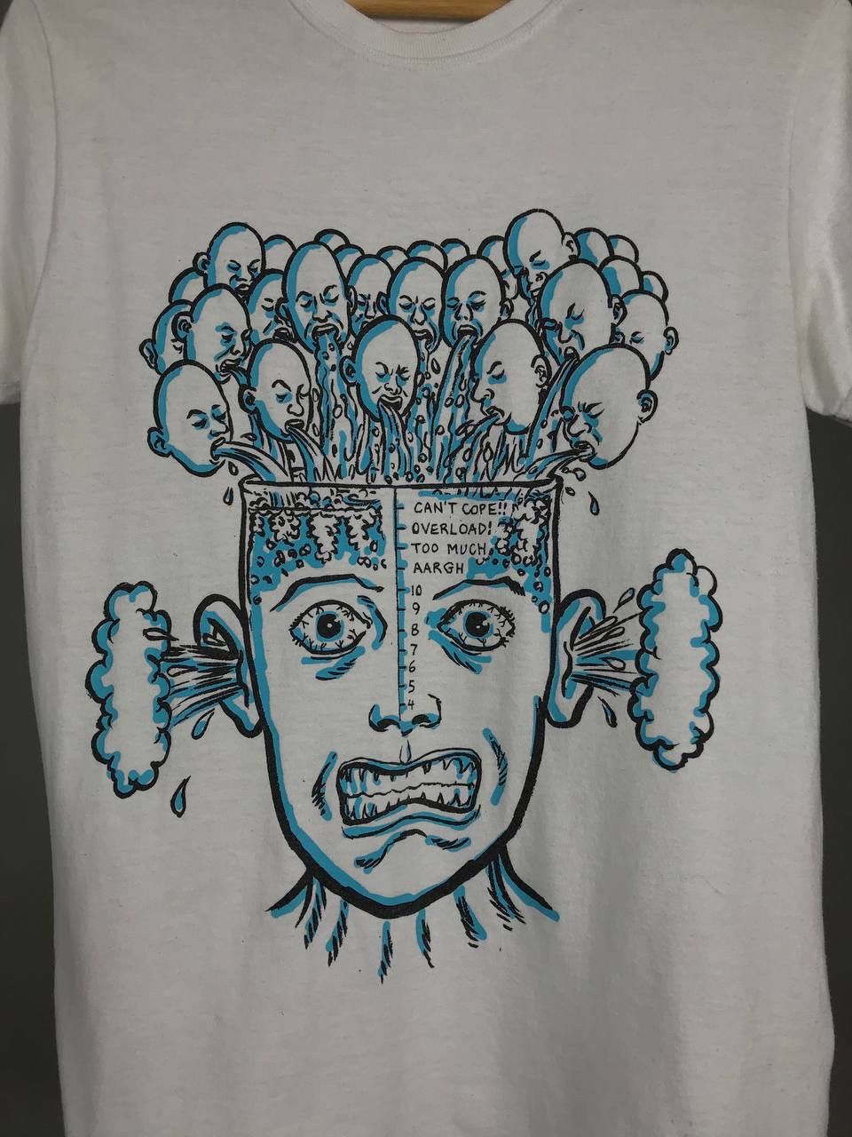 Vintage Crazy vintage art streetwear tee Size US S / EU 44-46 / 1 - 3 Thumbnail