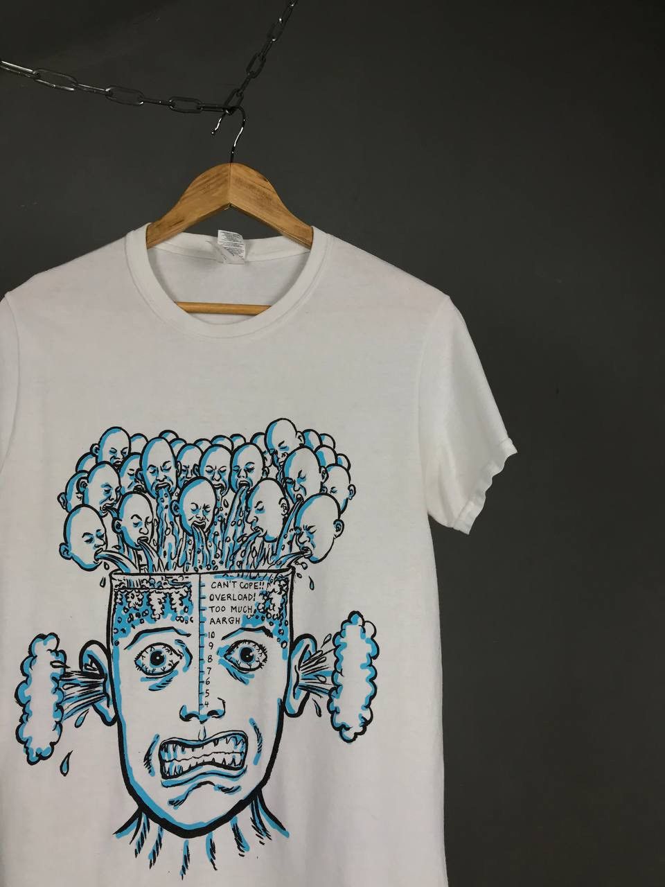 Vintage Crazy vintage art streetwear tee Size US S / EU 44-46 / 1 - 2 Thumbnail