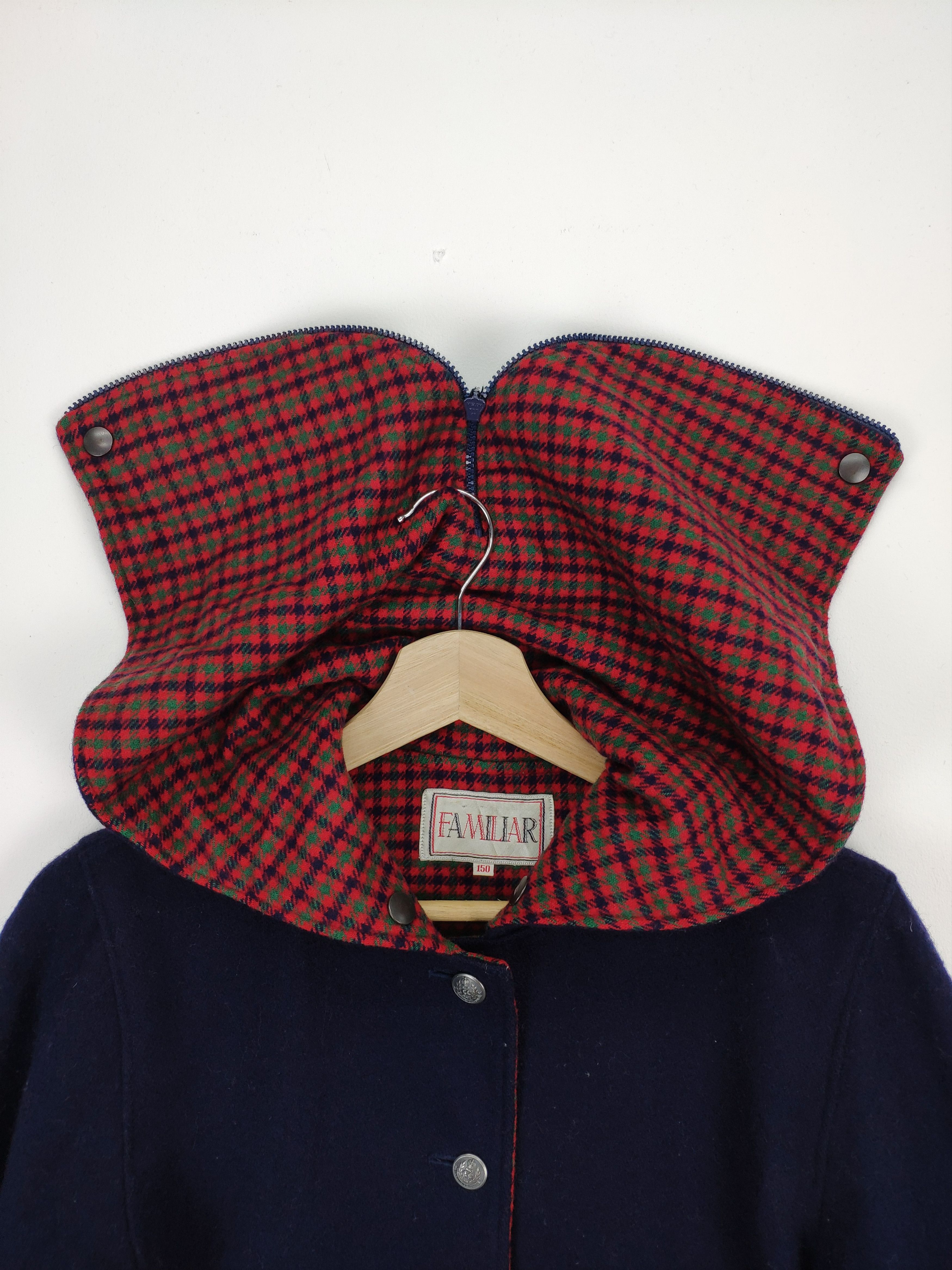 Le Grande Bleu (L.G.B.) × Vintage Vintage Japanese Wool Hooded Jacket Size US S / EU 44-46 / 1 - 10 Thumbnail