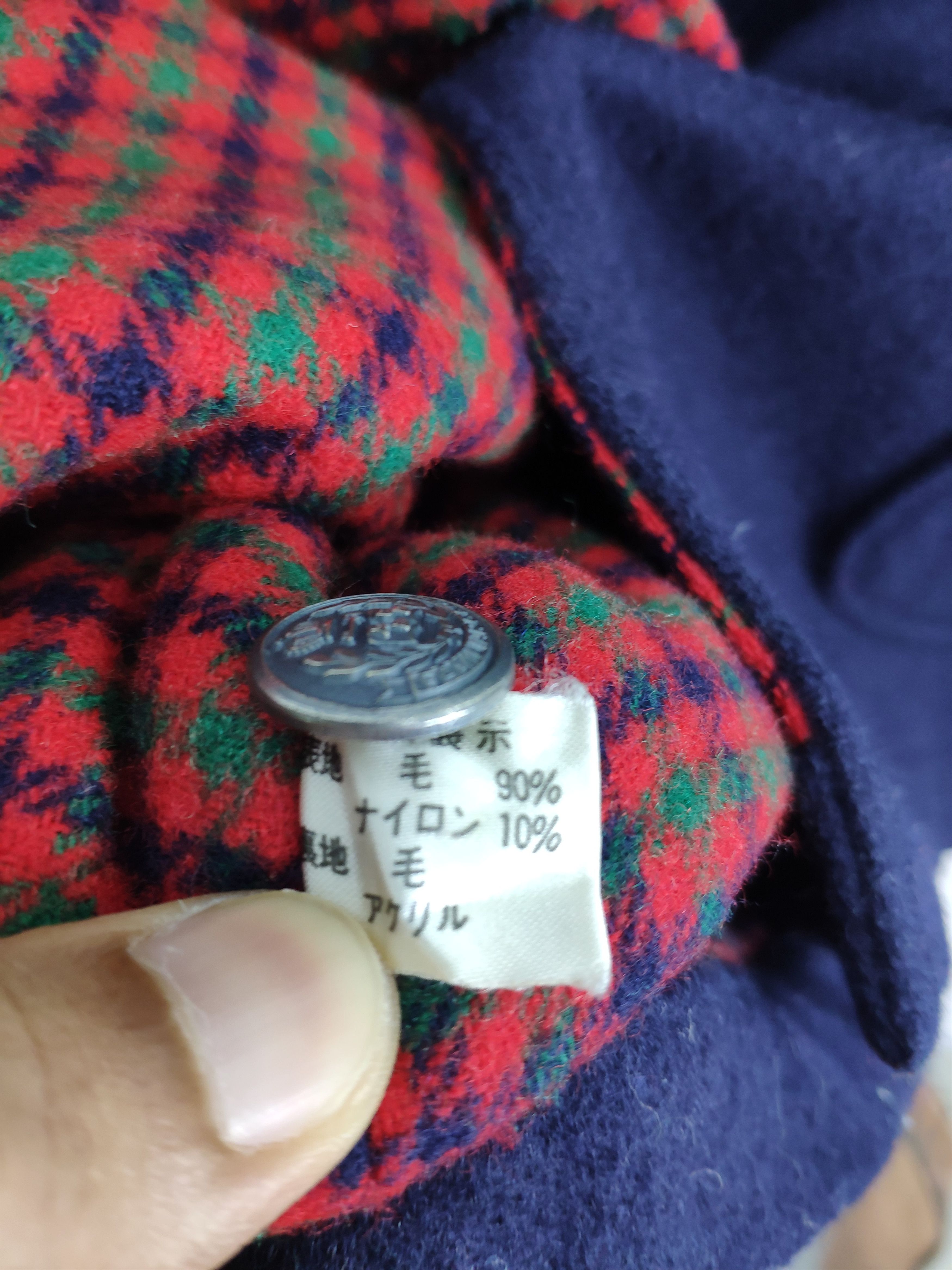 Le Grande Bleu (L.G.B.) × Vintage Vintage Japanese Wool Hooded Jacket Size US S / EU 44-46 / 1 - 13 Thumbnail