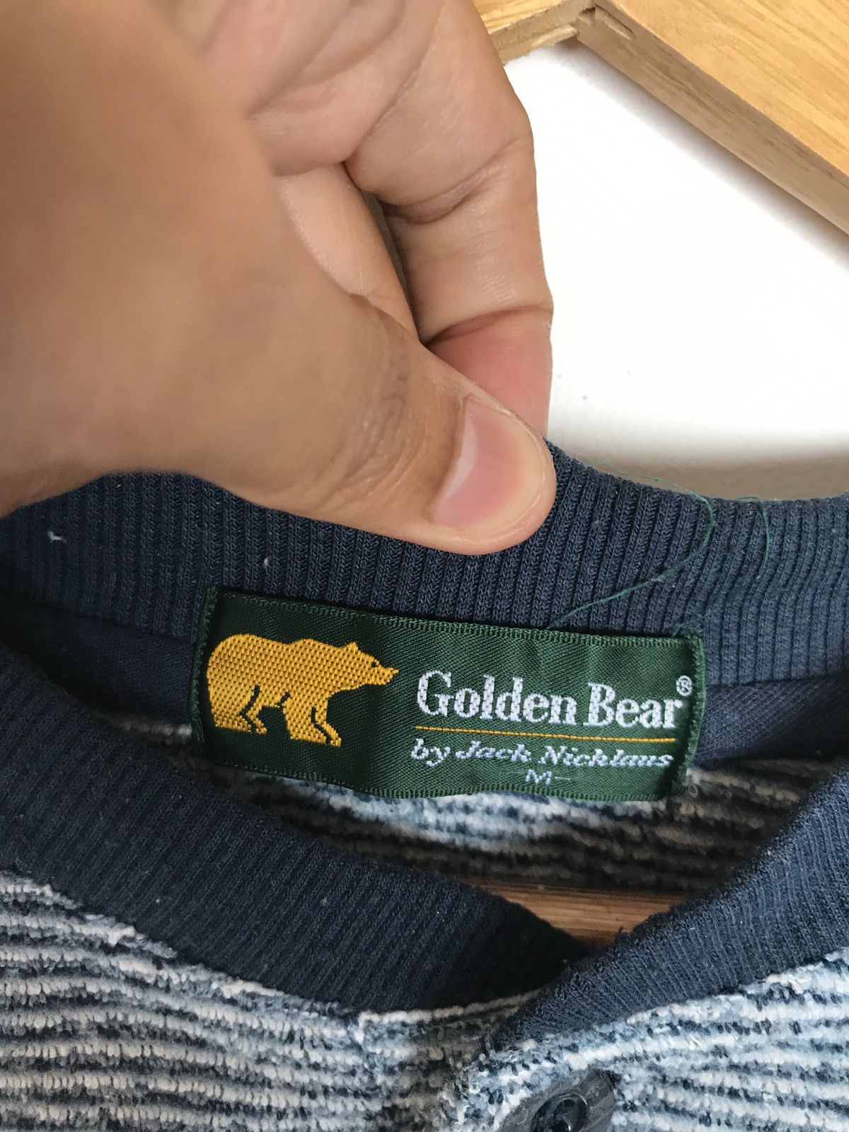 Golden Bear × Vintage Vintage Golden Bear Striped Sweatshirt Size US M / EU 48-50 / 2 - 3 Thumbnail