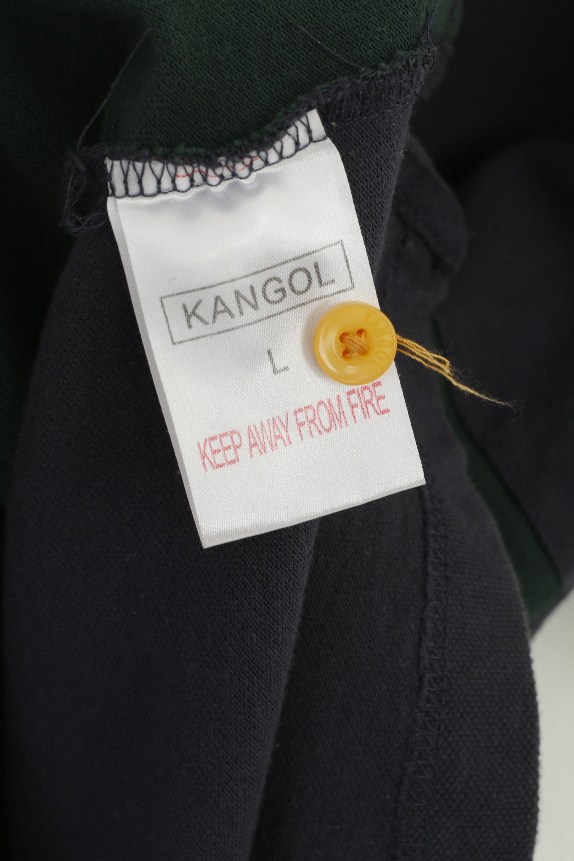 Kangol × Vintage Kangol Men L Polo Shirt Navy Cotton Embroidered 1307 Size US L / EU 52-54 / 3 - 5 Thumbnail