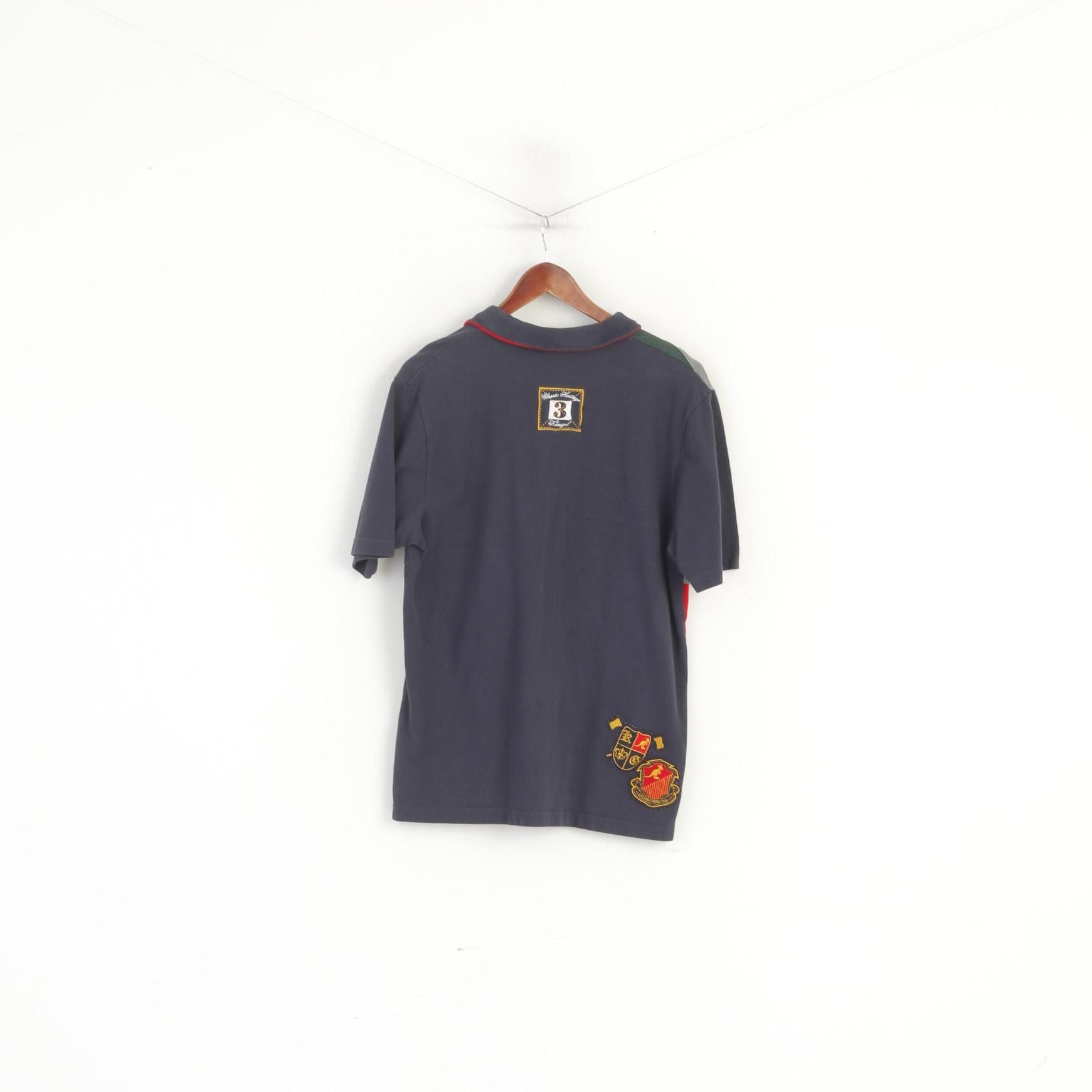 Kangol × Vintage Kangol Men L Polo Shirt Navy Cotton Embroidered 1307 Size US L / EU 52-54 / 3 - 6 Thumbnail