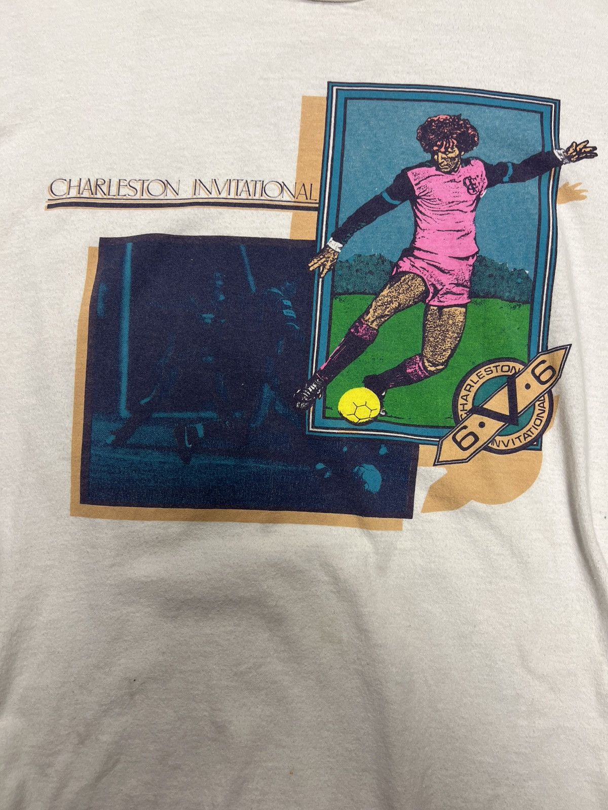 Vintage Nike Soccer Charleston Invitational Tshirt