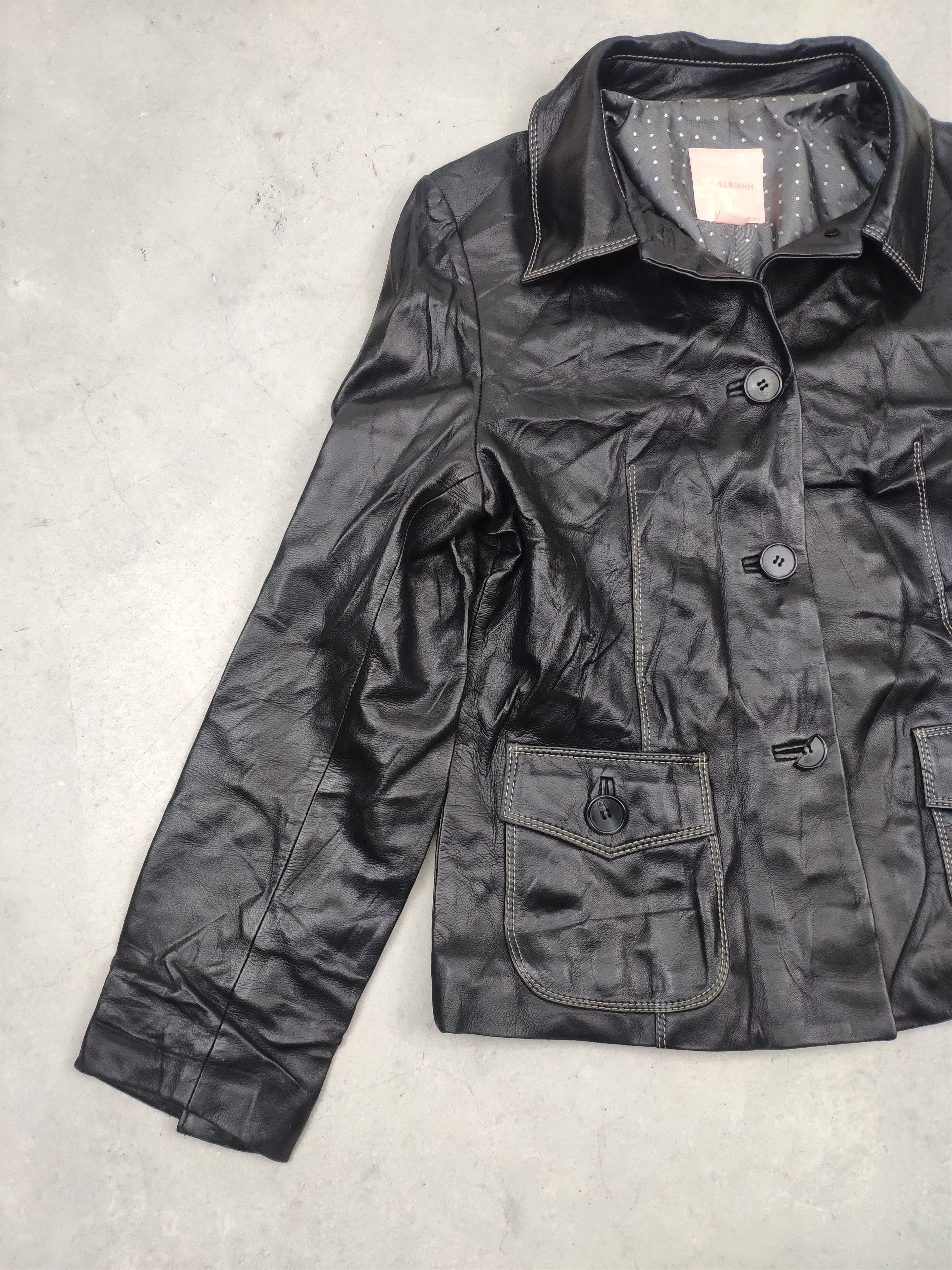 Vintage Vintage Leather Jacket Black Size S / US 4 / IT 40 - 3 Thumbnail