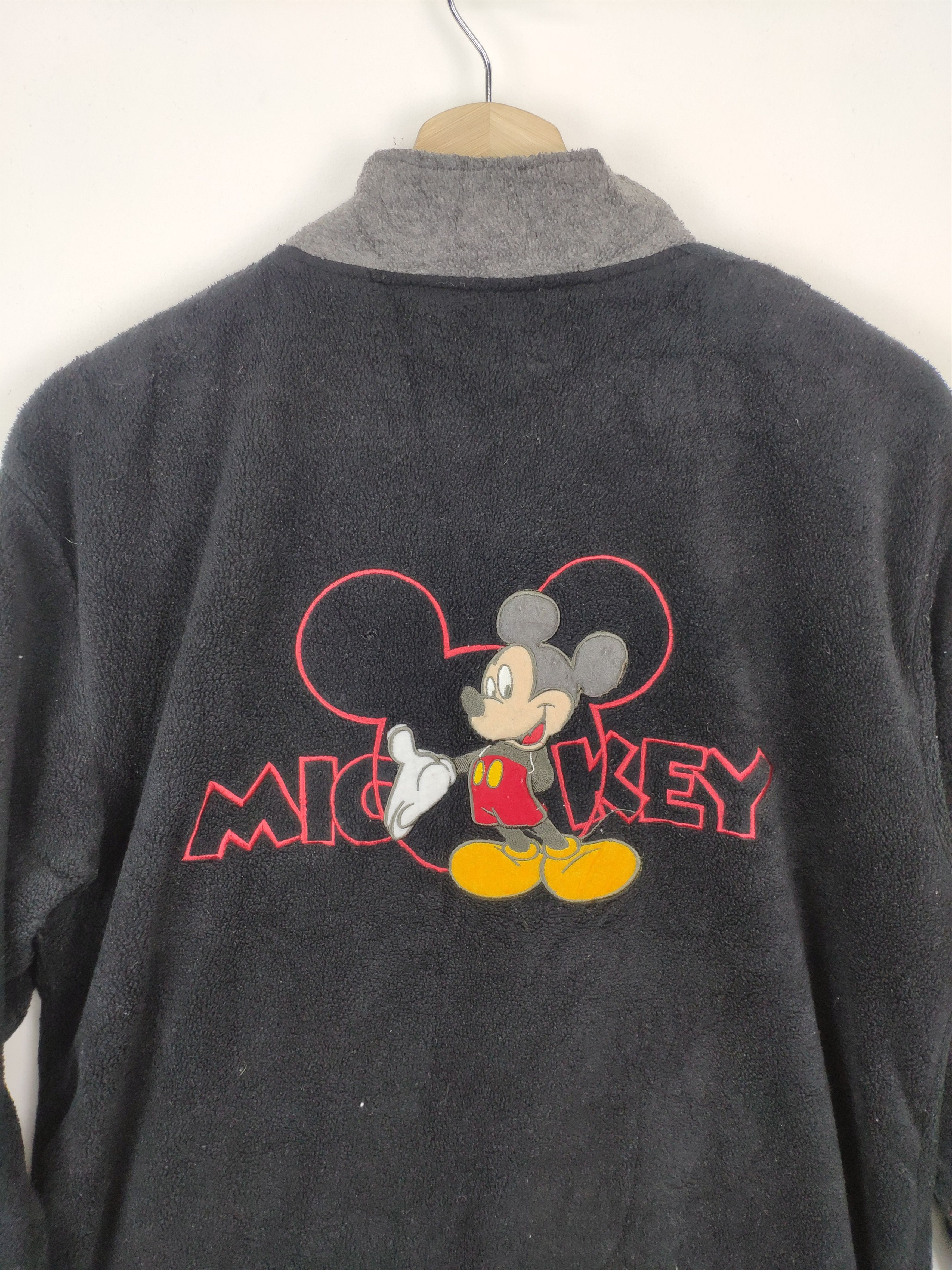 Disney × Mickey Mouse × Vintage Vintage Mickey Mouse Fleece Jacket Size US M / EU 48-50 / 2 - 2 Thumbnail