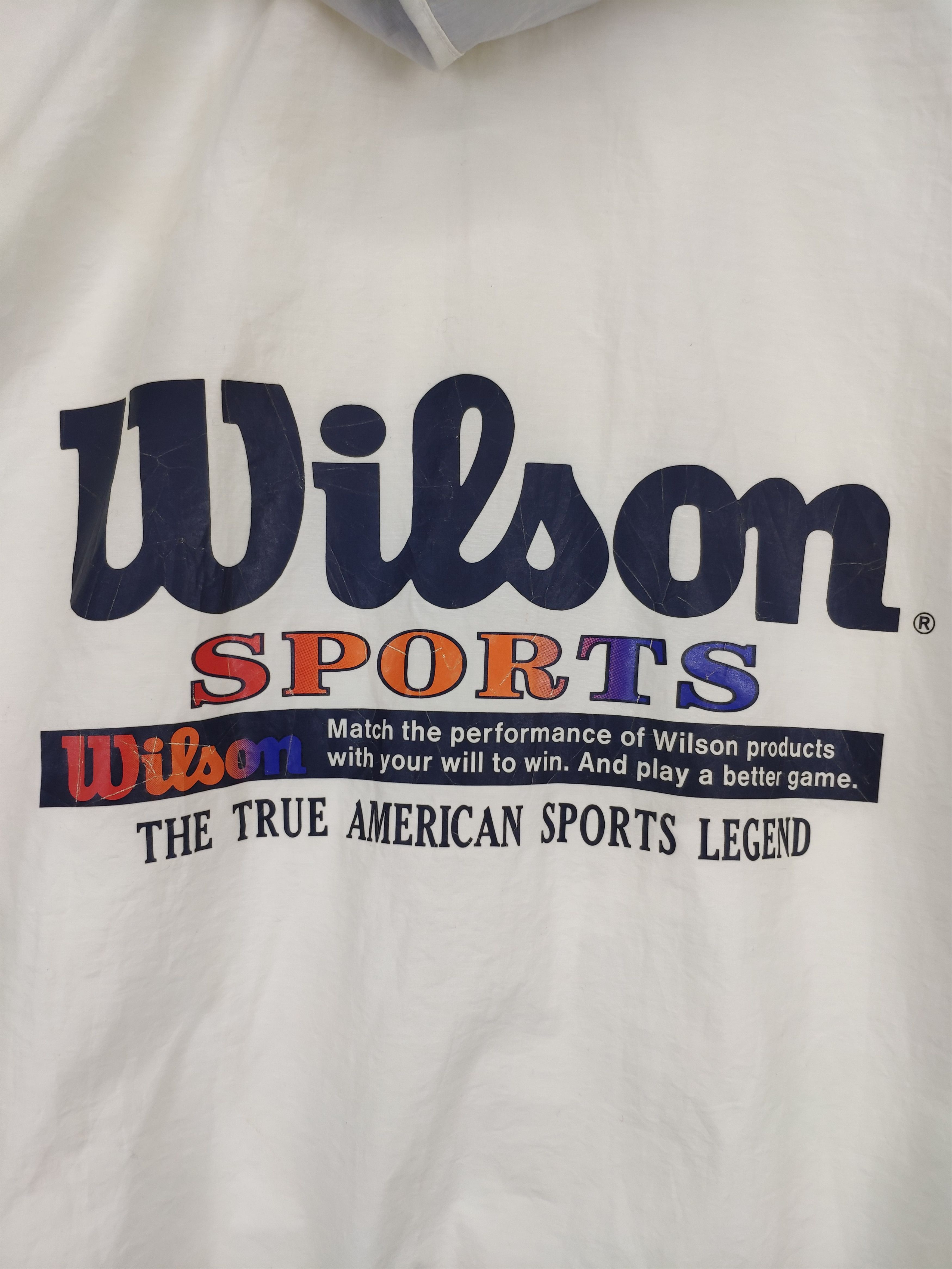Vintage × Wilson Vintage 1990s Wilson Jacket Hoodie Size US L / EU 52-54 / 3 - 2 Thumbnail