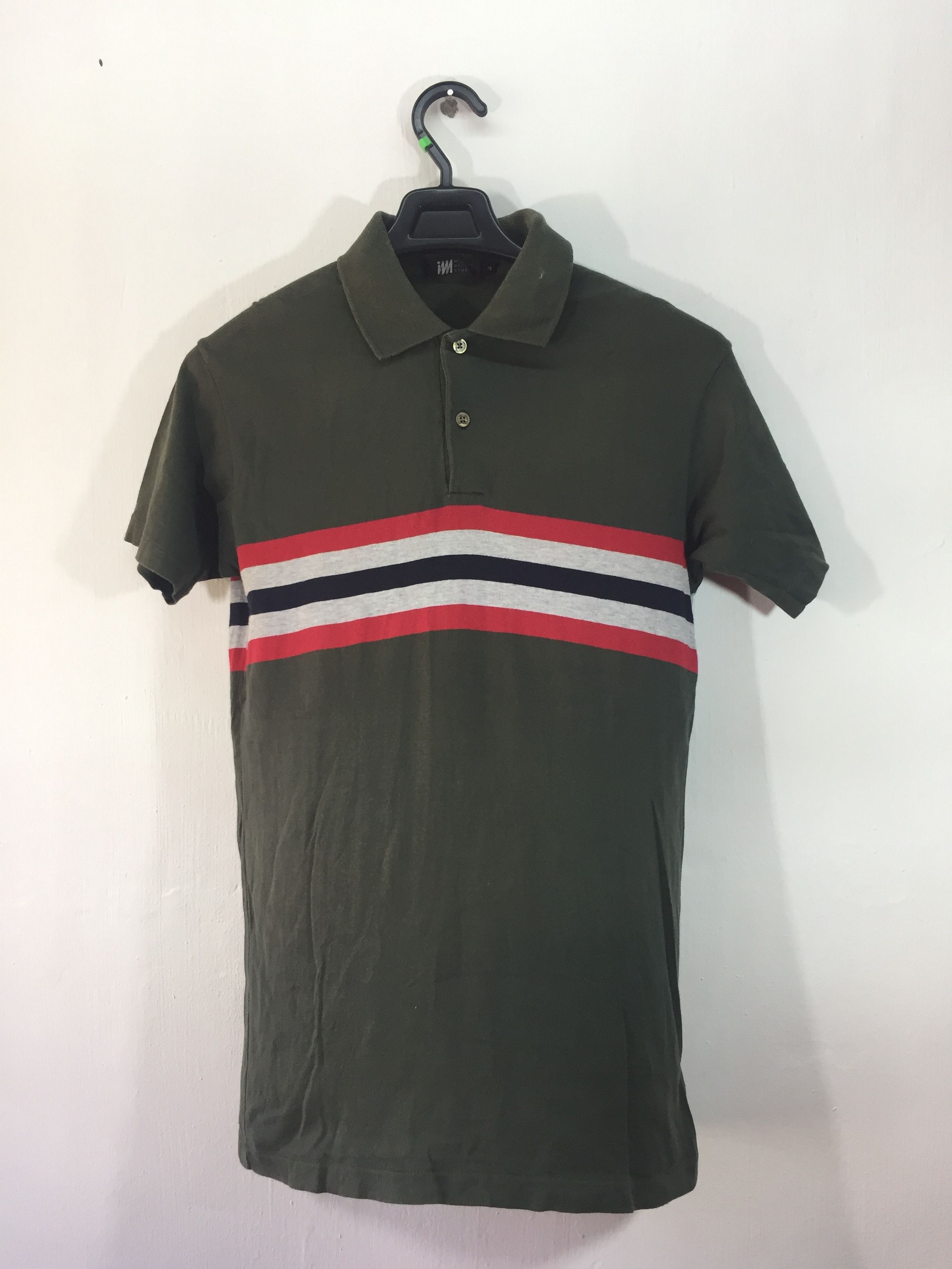 Issey Miyake VINTAGE ISSEY MIYAKE POLO STRIPE Size US M / EU 48-50 / 2 - 1 Thumbnail