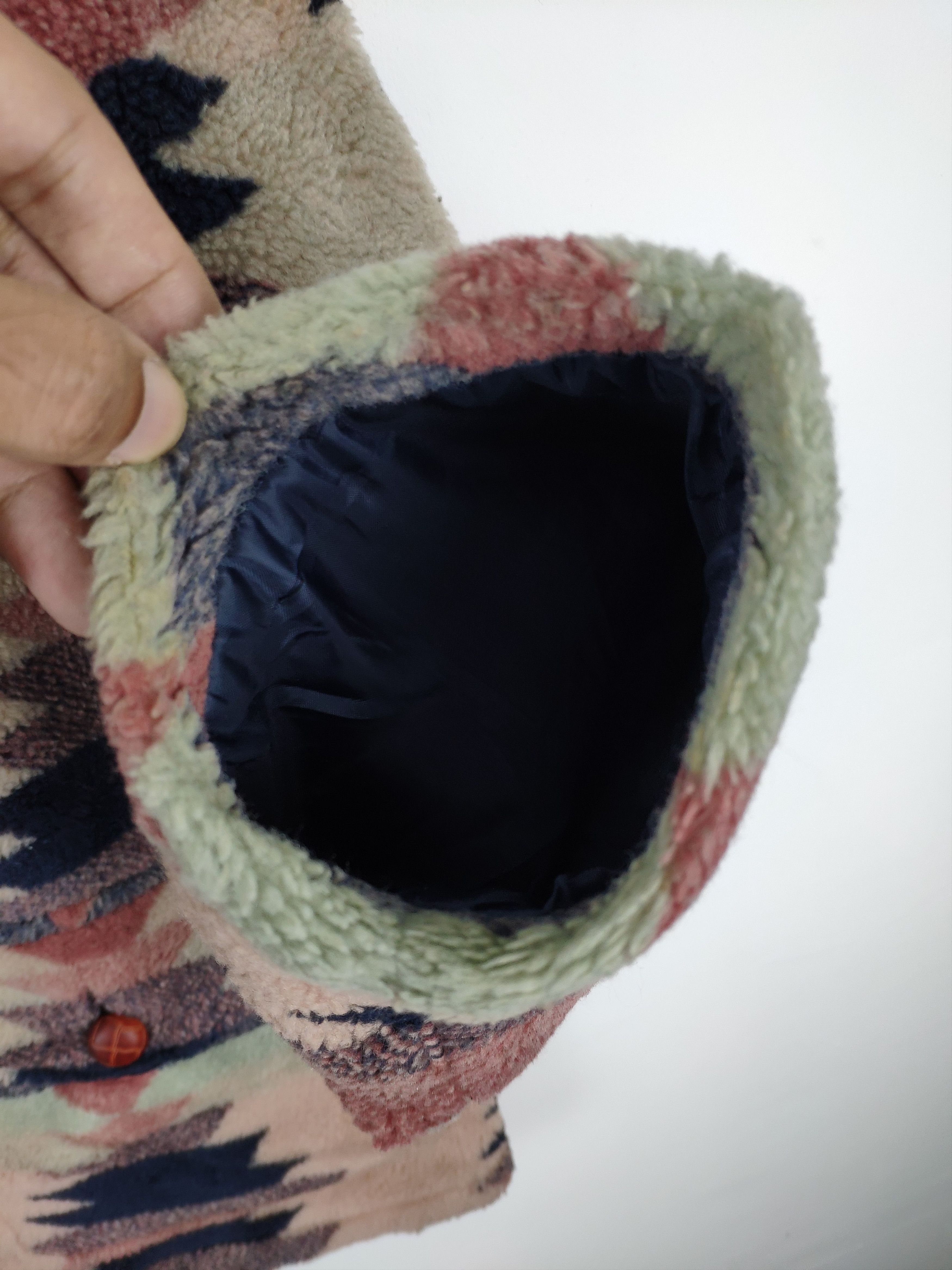 Japanese Brand Vintage Cardigan Sherpa Native Navajo Style Size US L / EU 52-54 / 3 - 8 Thumbnail
