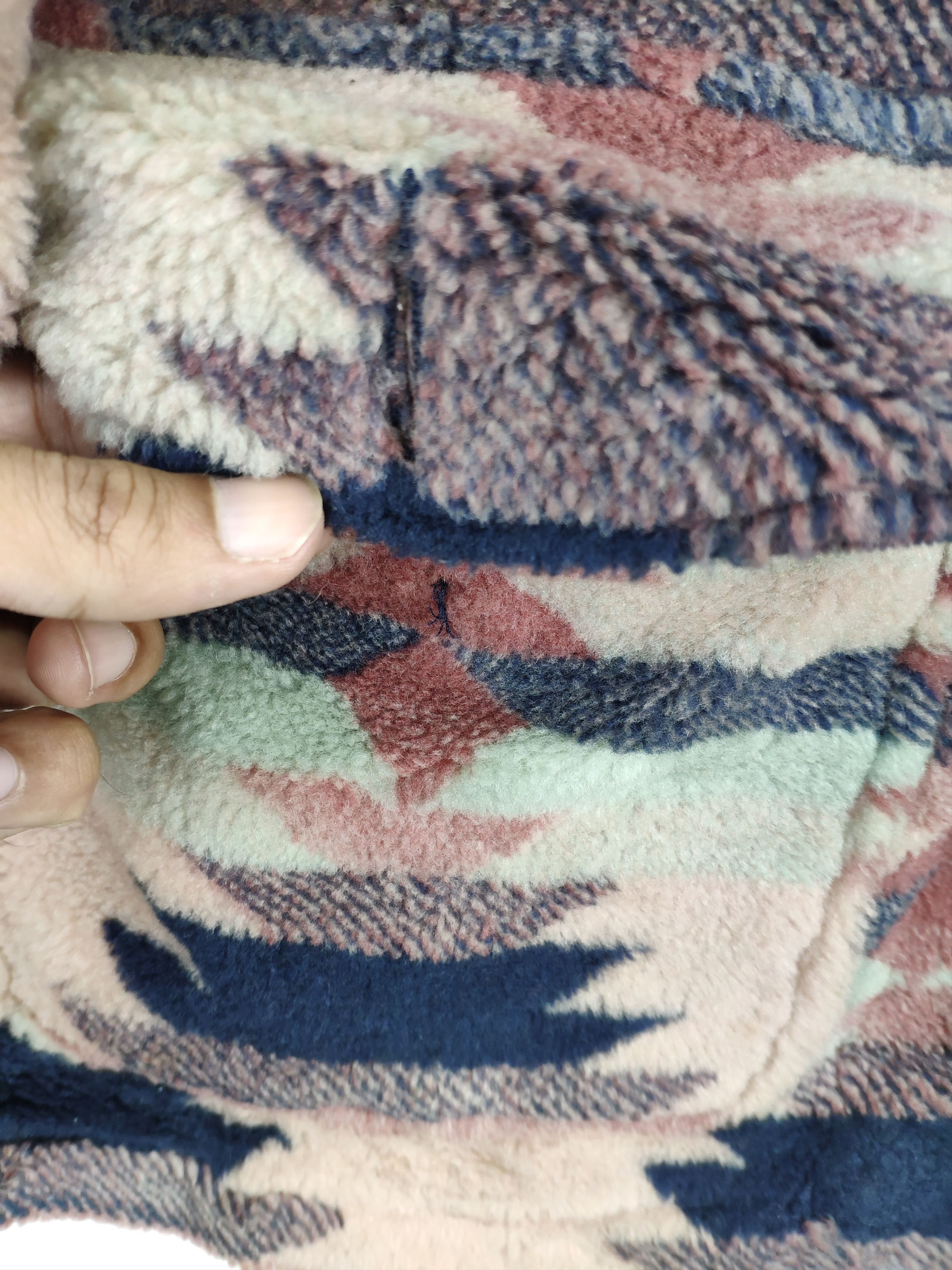Japanese Brand Vintage Cardigan Sherpa Native Navajo Style Size US L / EU 52-54 / 3 - 11 Thumbnail