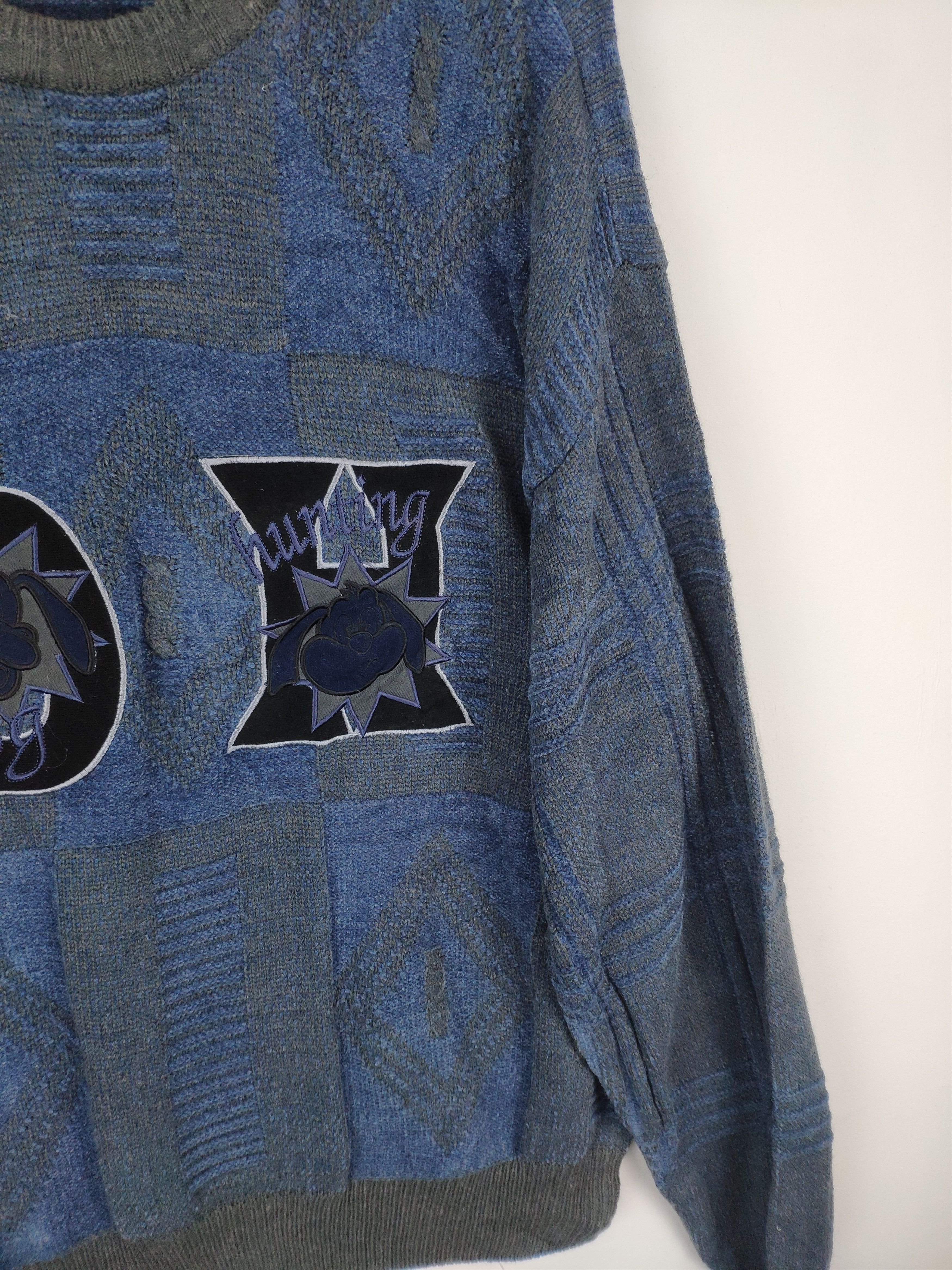 Japanese Brand × Vintage Vintage Wool Knit Sweater Crewneck Doghunting Size US L / EU 52-54 / 3 - 7 Thumbnail