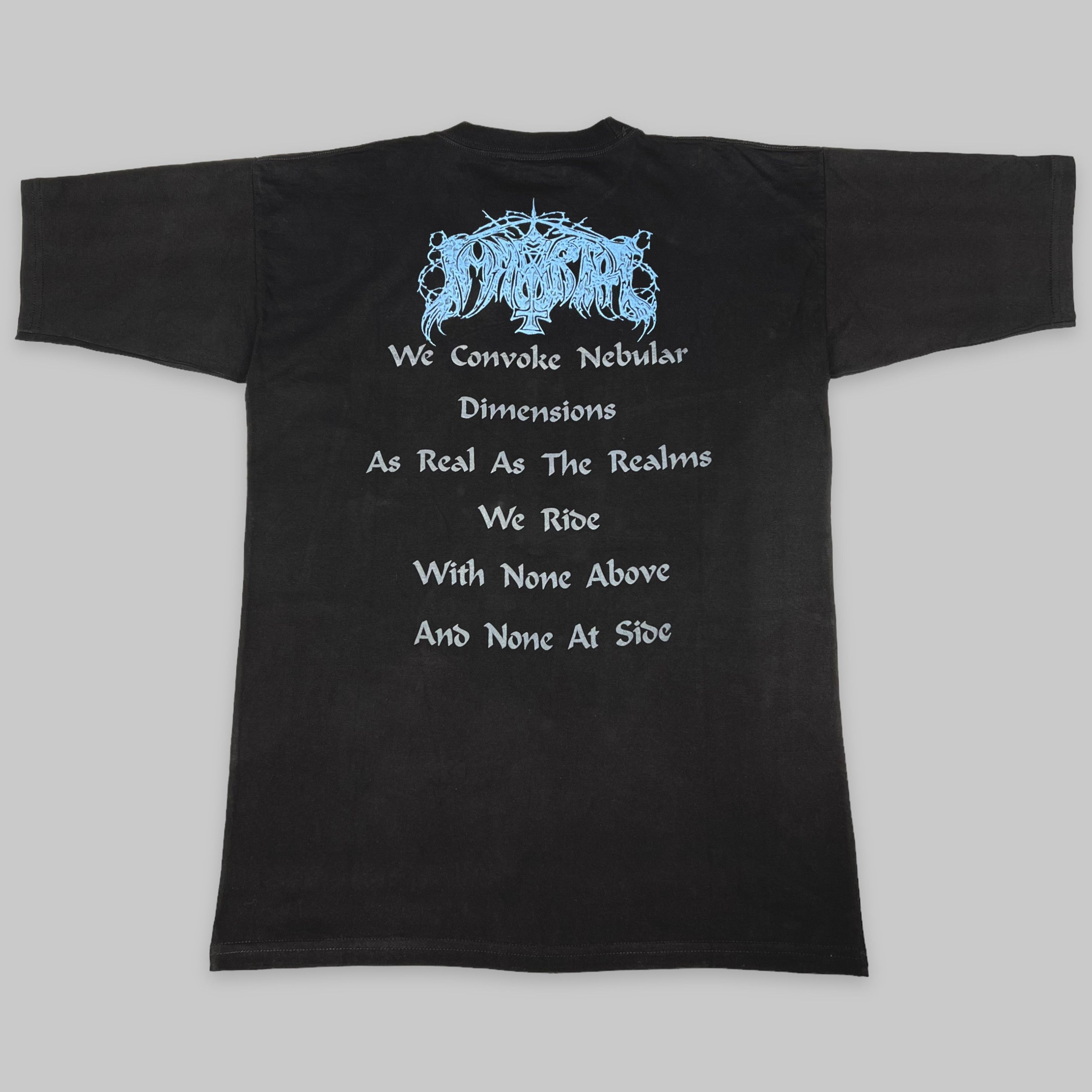 Band Tees Vintage 90s Immortal ‘Blizzard Beasts’ Born in Hell T Shirt Size US L / EU 52-54 / 3 - 3 Thumbnail