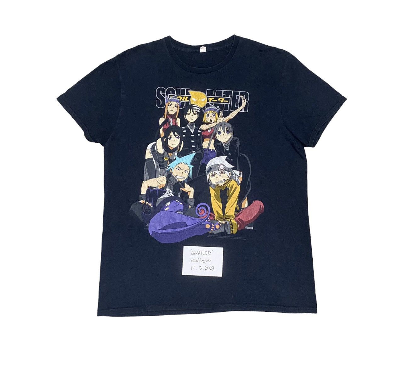 Anime RARE 2009 SOUL EATER ANIME TSHIRT SQUARE ENIX Size US L / EU 52-54 / 3 - 1 Thumbnail