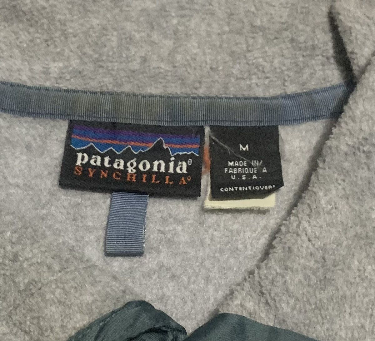 Patagonia Vintage PATAGONIA SYNCHILLA Fleece Pullover Sweater Jacket Size US M / EU 48-50 / 2 - 4 Thumbnail