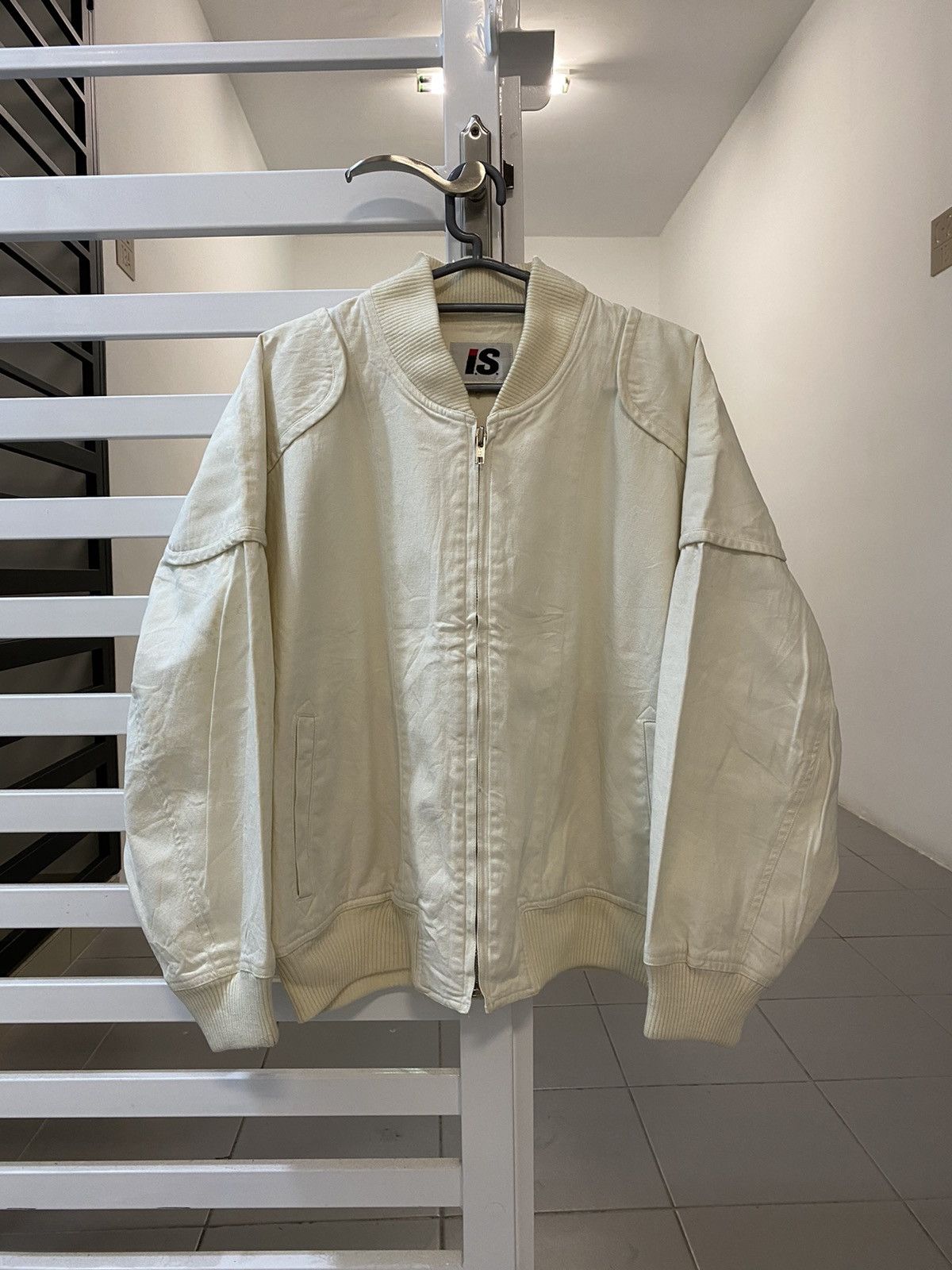 Issey Miyake 🔥Rare🔥80s issey miyake iconic Logo Bomber Jacket Size US XL / EU 56 / 4 - 6 Thumbnail