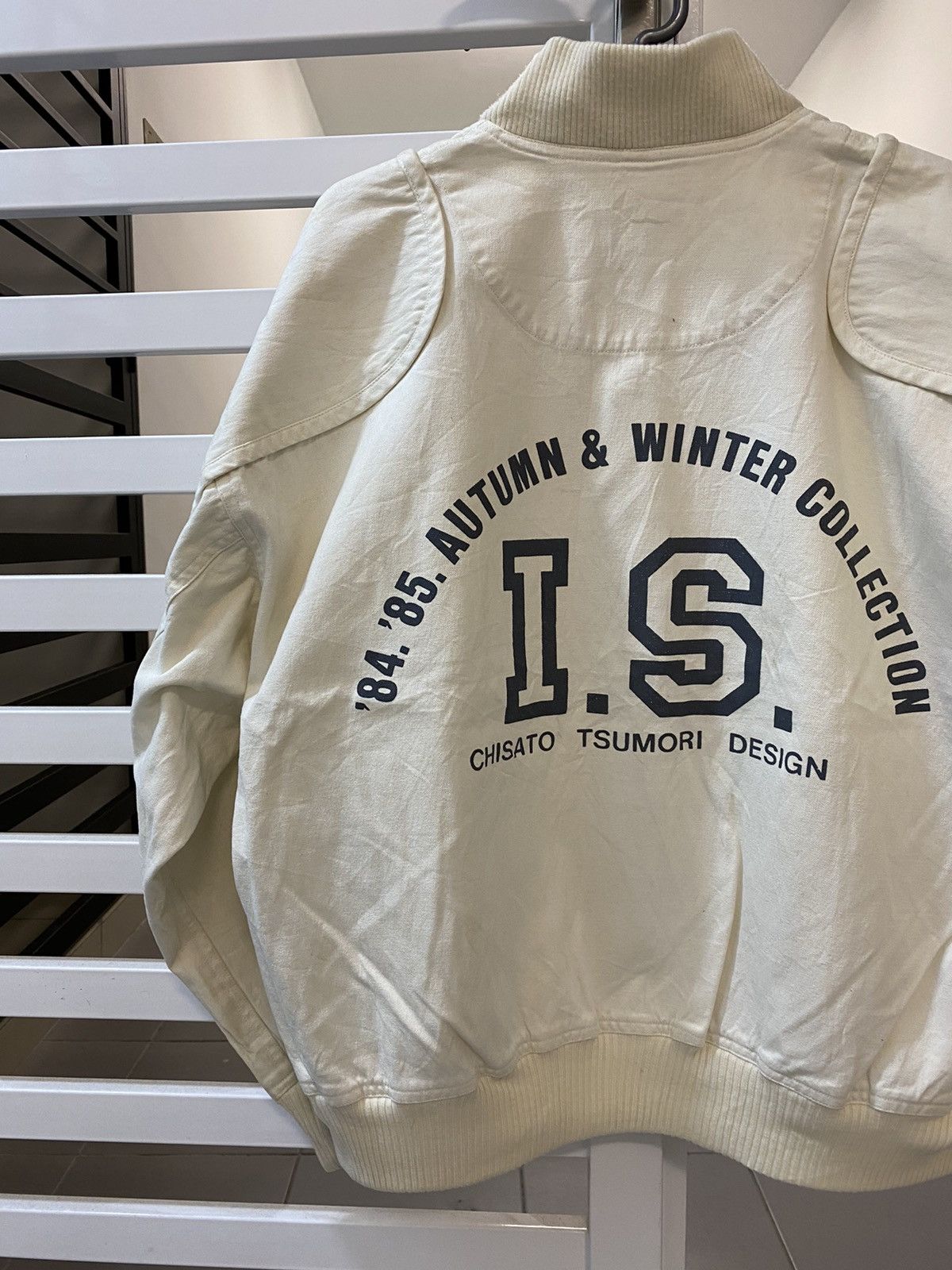Issey Miyake 🔥Rare🔥80s issey miyake iconic Logo Bomber Jacket Size US XL / EU 56 / 4 - 3 Thumbnail