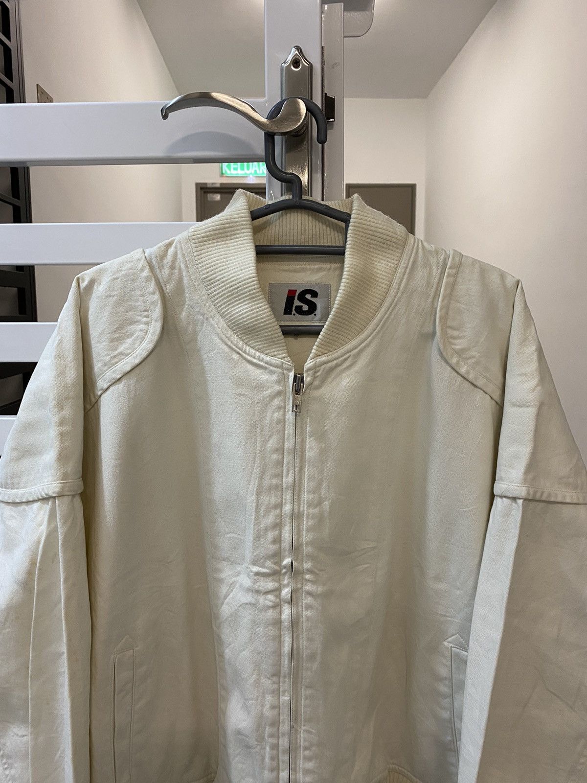 Issey Miyake 🔥Rare🔥80s issey miyake iconic Logo Bomber Jacket Size US XL / EU 56 / 4 - 7 Thumbnail