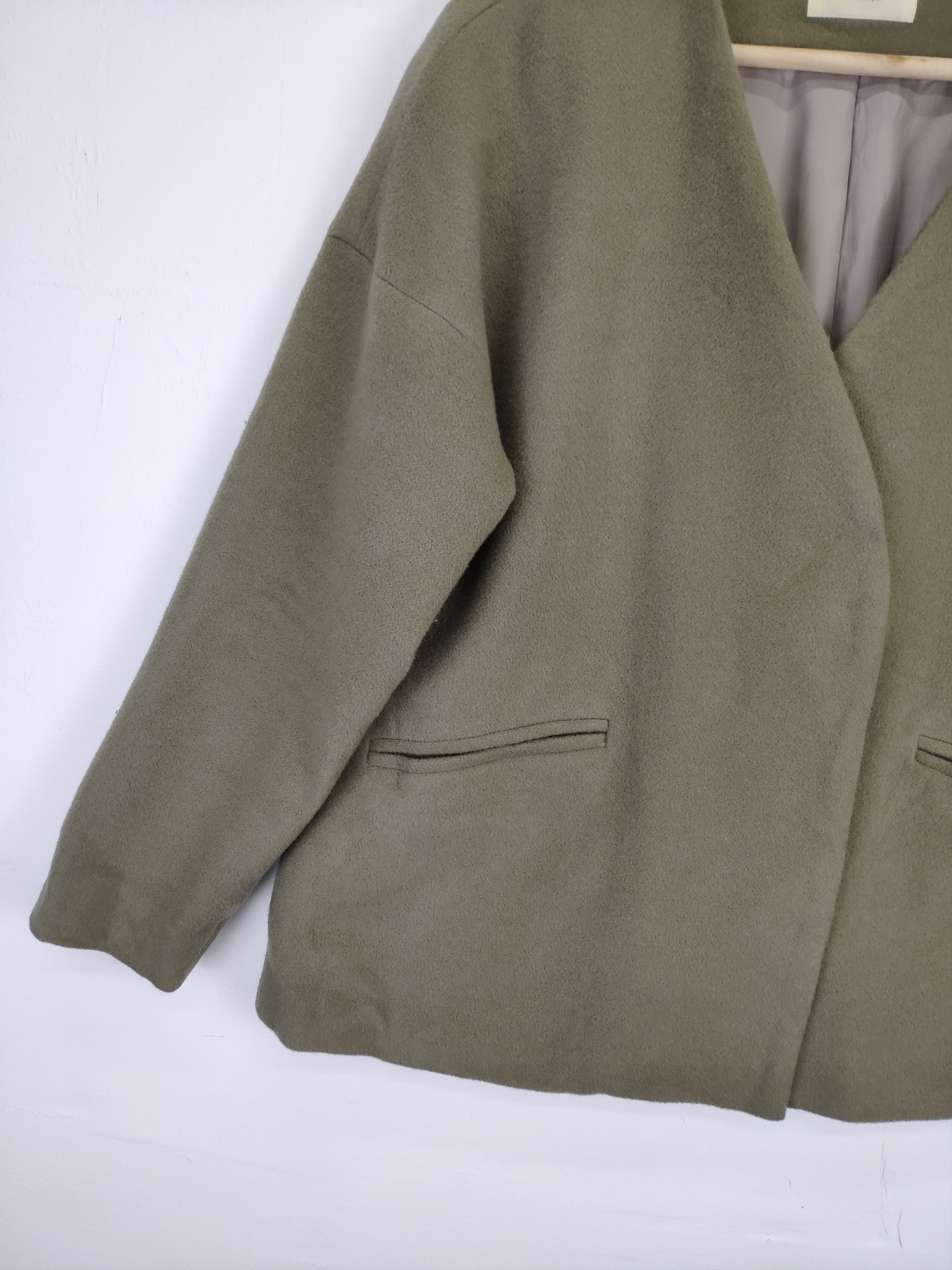 Japanese Brand × Vintage Vintage Wool Cardigan Tweed Jacket Three Quarter Size M / US 6-8 / IT 42-44 - 6 Thumbnail