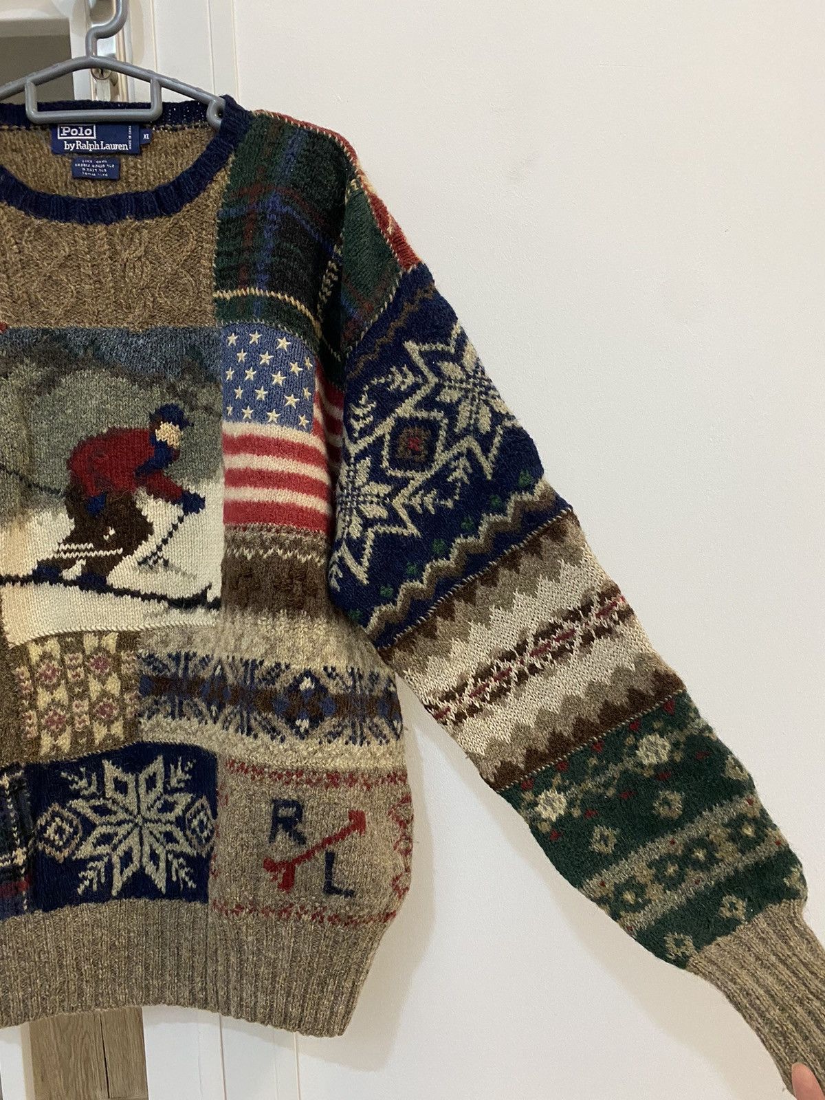 Polo Ralph Lauren Rare 90s Vintage Polo ralph lauren ski Knitwear Size US XL / EU 56 / 4 - 5 Thumbnail