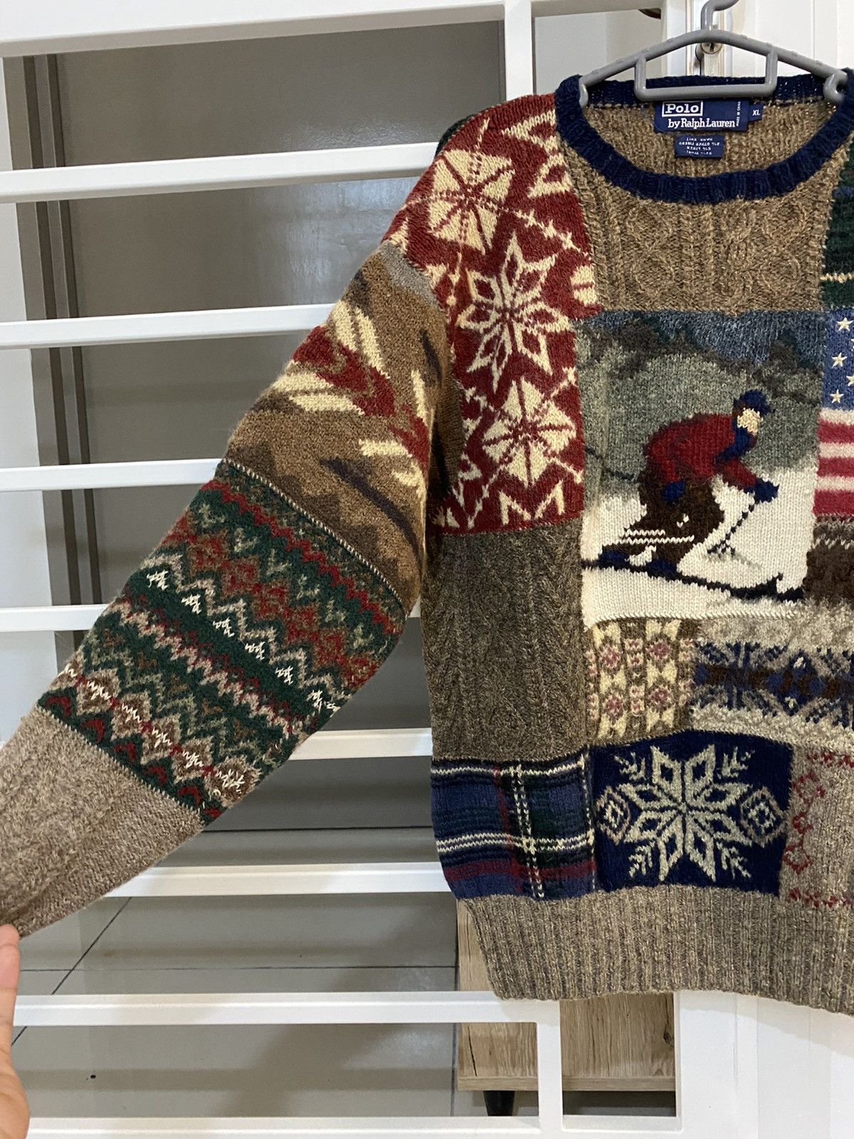 Polo Ralph Lauren Rare 90s Vintage Polo ralph lauren ski Knitwear Size US XL / EU 56 / 4 - 6 Thumbnail