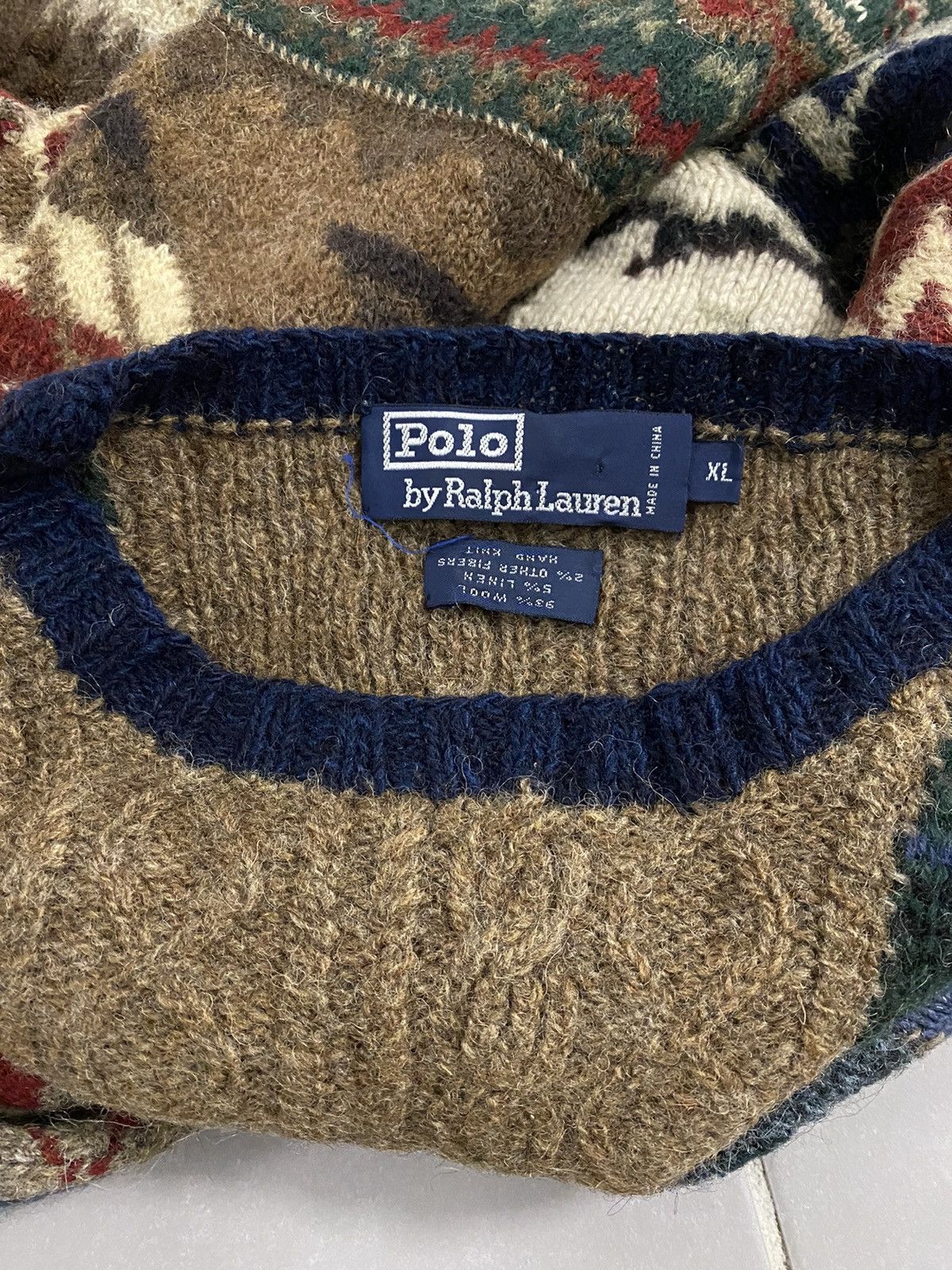 Polo Ralph Lauren Rare 90s Vintage Polo ralph lauren ski Knitwear Size US XL / EU 56 / 4 - 8 Thumbnail