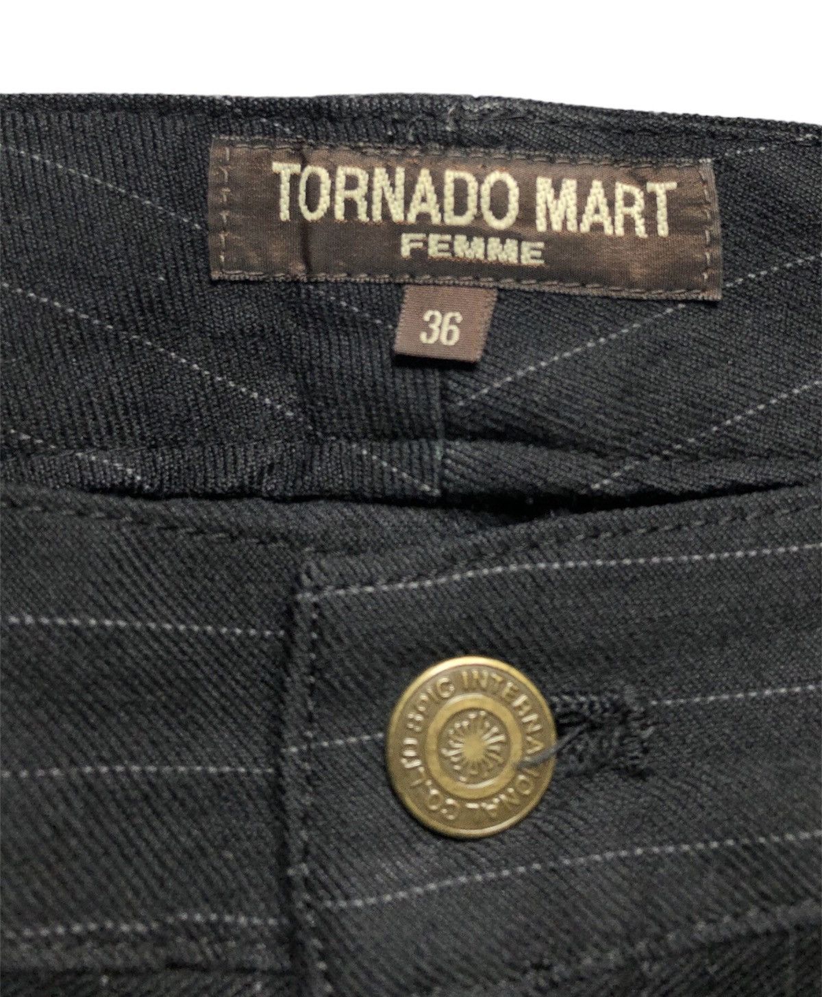 If Six Was Nine × Japanese Brand × Tornado Mart Tornado Mart Femme 3 quarter pants Size 28" / US 6 / IT 42 - 11 Thumbnail