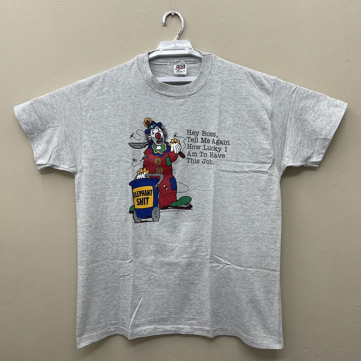 Vintage Vintage Wording T-Shirt Nice Design Size US XL / EU 56 / 4 - 1 Thumbnail